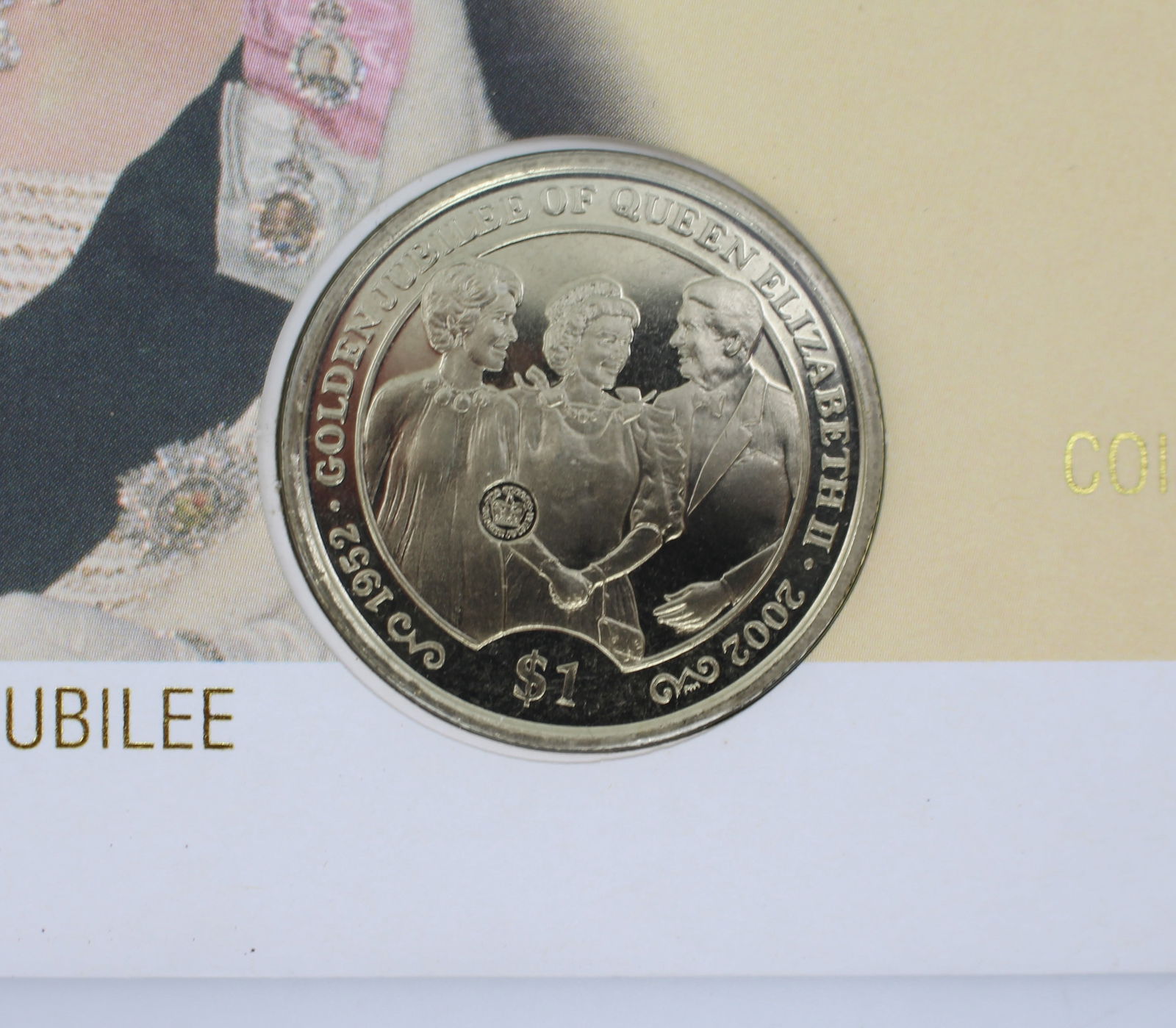 Set of 3 The Queen's Golden Jubilee Coins - 7