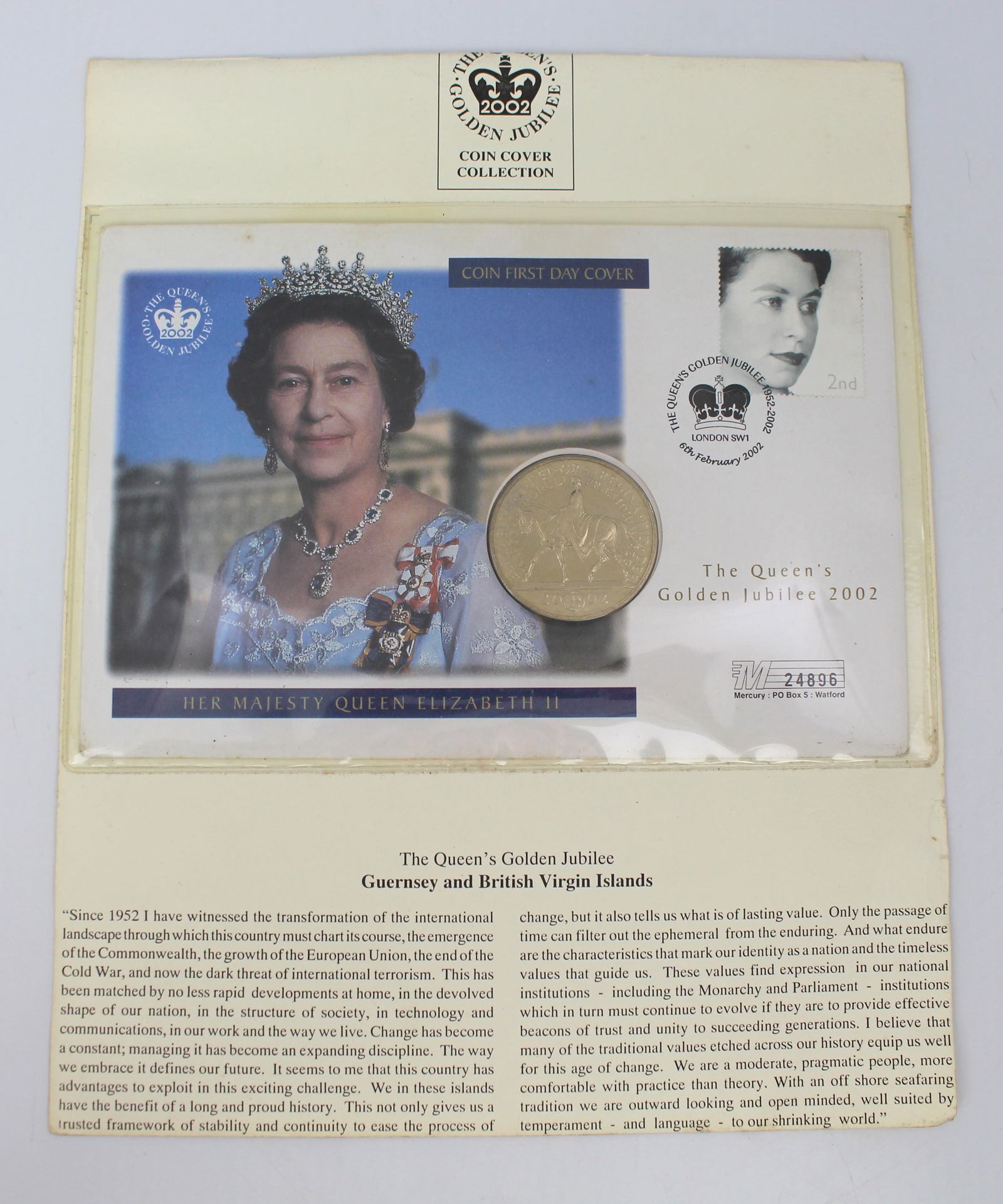 Set of 3 The Queen's Golden Jubilee Coins - 9