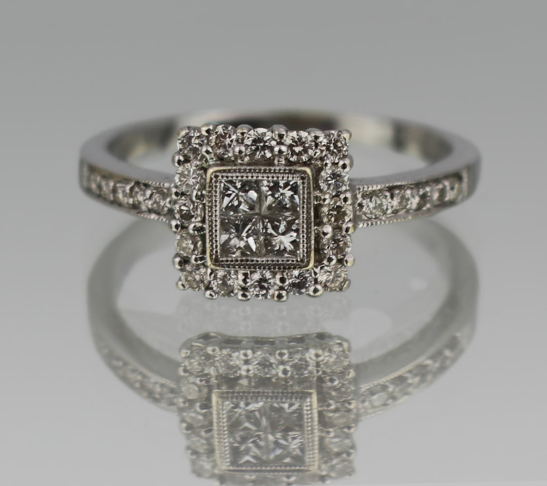 Diamond 18ct White Gold Ring 0.70 carat (1 of 6)