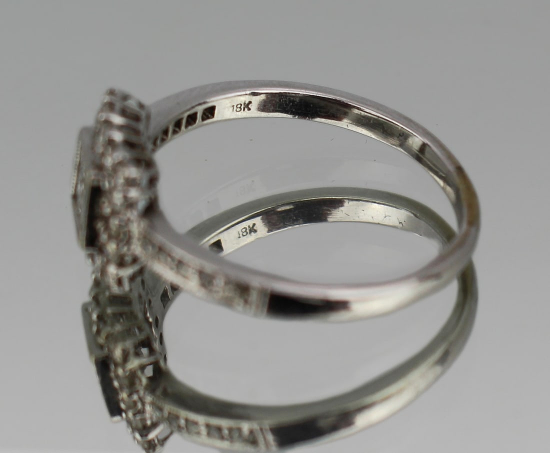 Diamond 18ct White Gold Ring 0.70 carat - 2