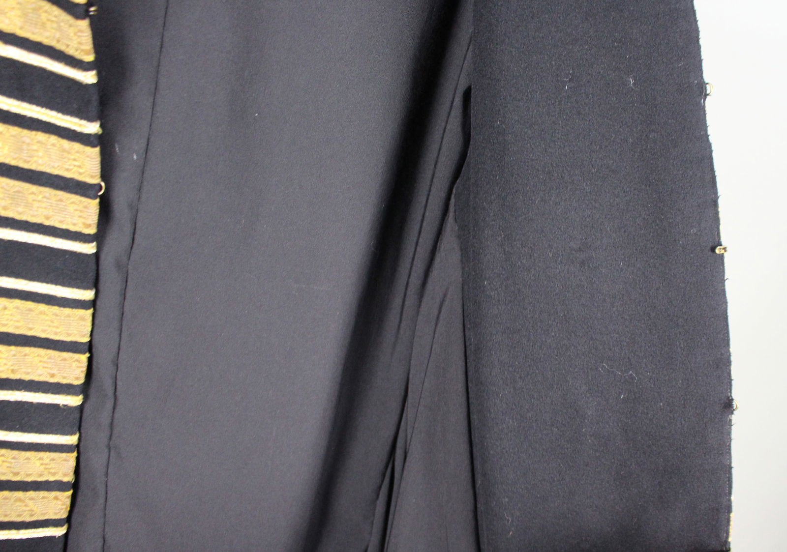 Decorative Vintage Ceremonial Wool Coat with Gold Braid Trim, 20th Century - 9