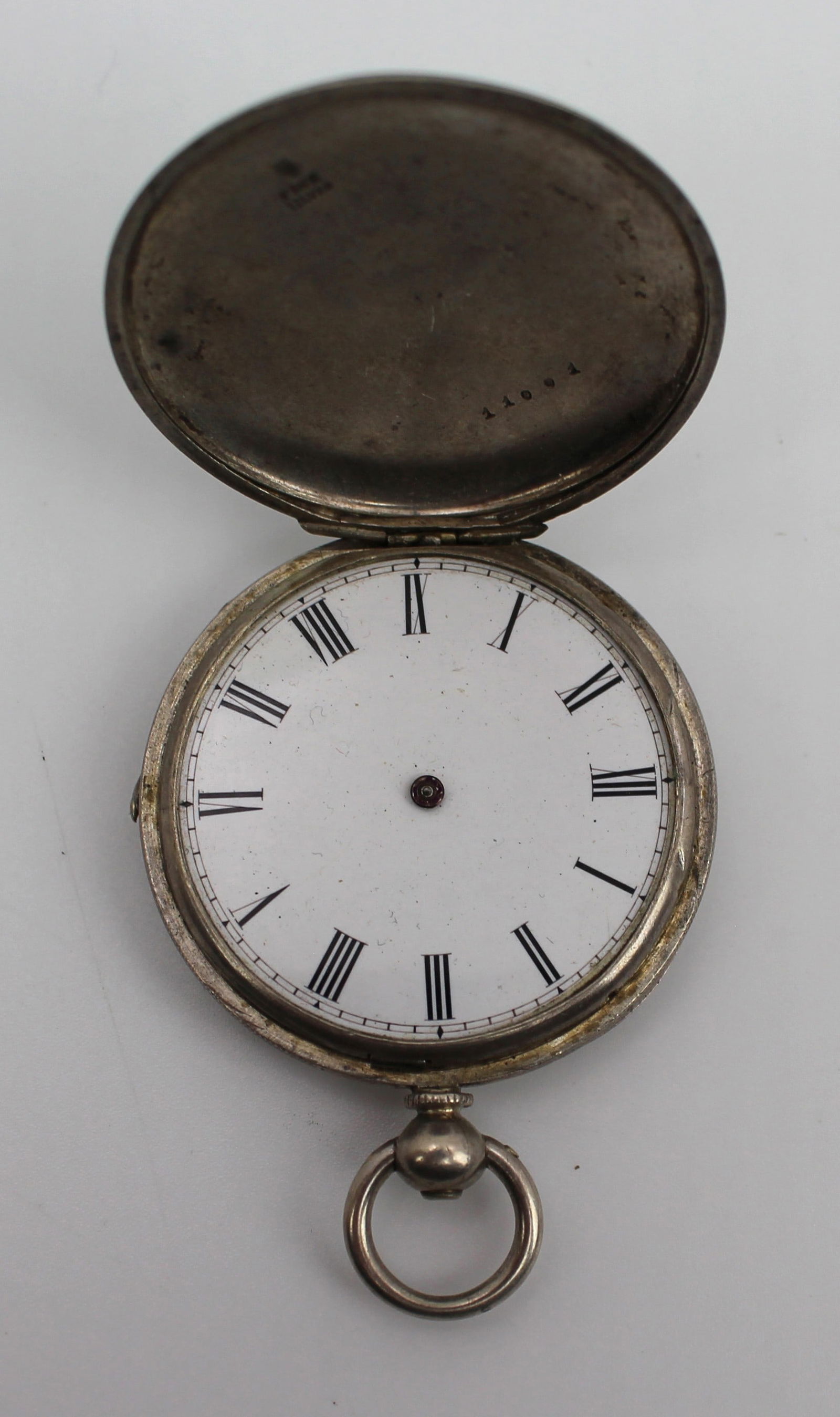 Antique Silver Pocket Watch – Key-Wind Open Face Case (1 of 4)