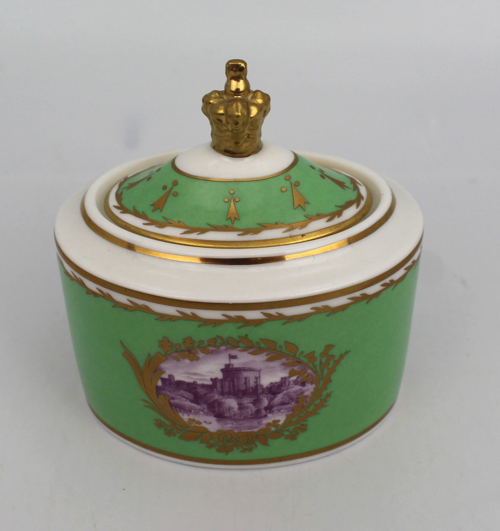 Royal Collection Windsor Castle Lidded Pot - 2