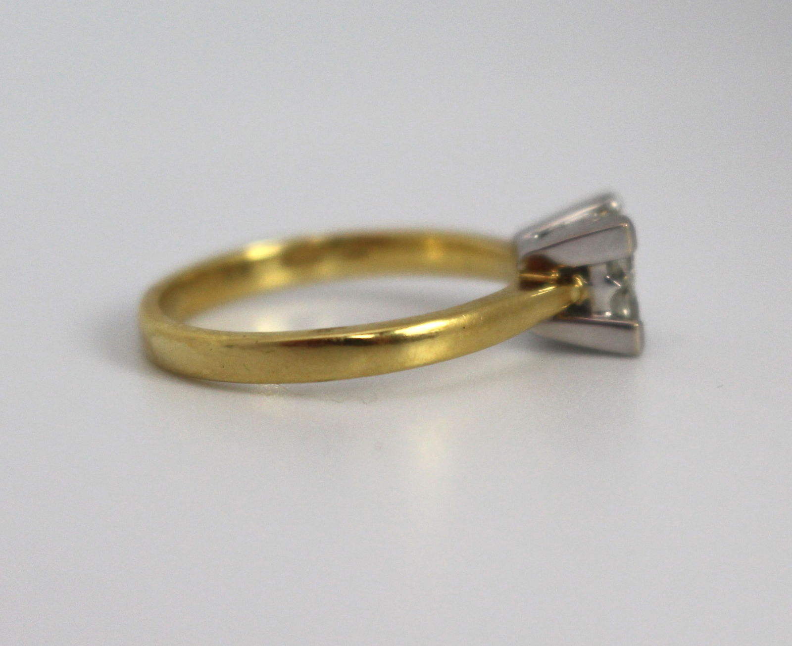 Vintage 0.50 Carat Diamond Cluster Ring 18ct Gold - 3