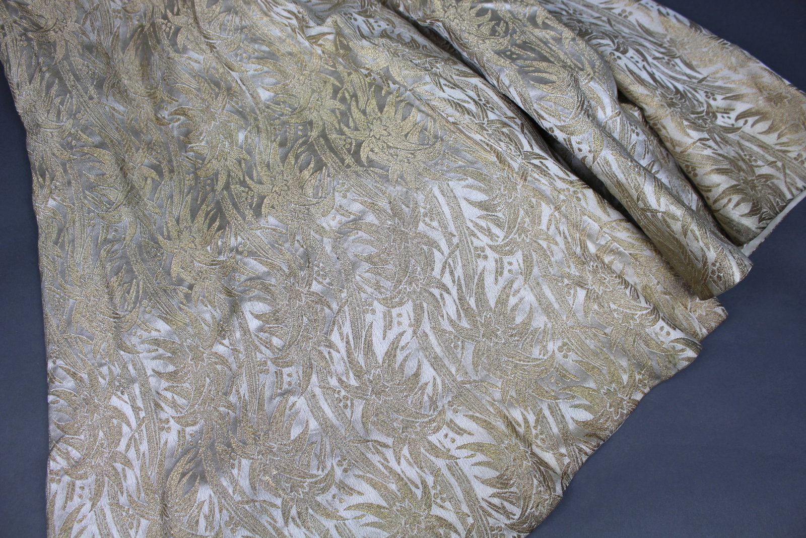 Edwardian Silk Brocade Dress - 12