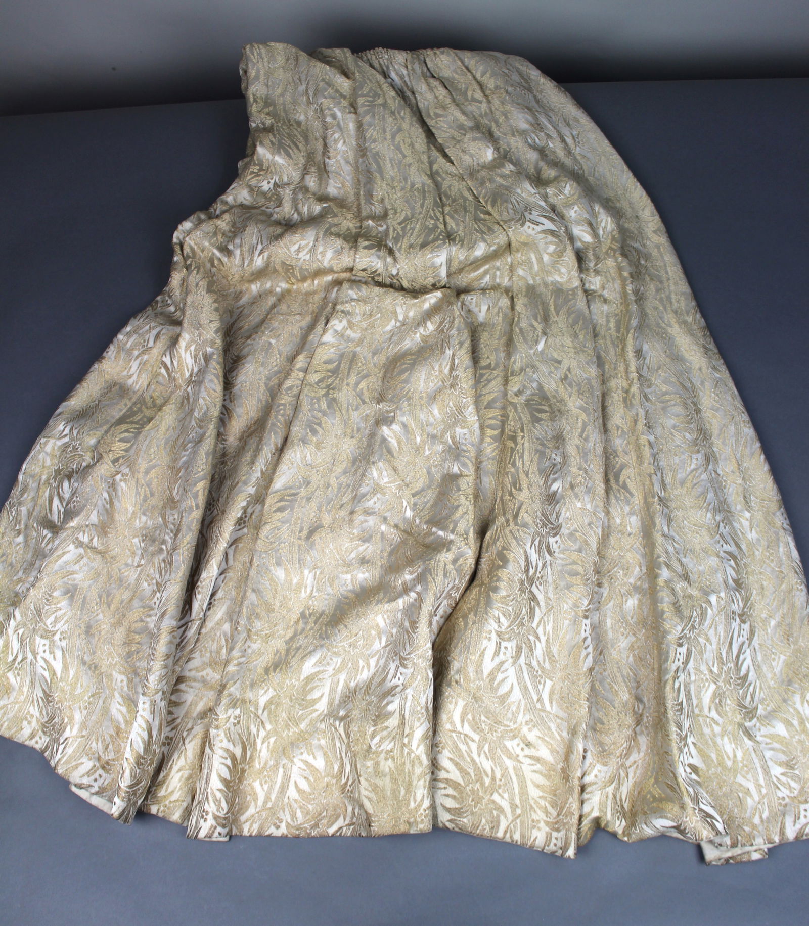 Edwardian Silk Brocade Dress - 8