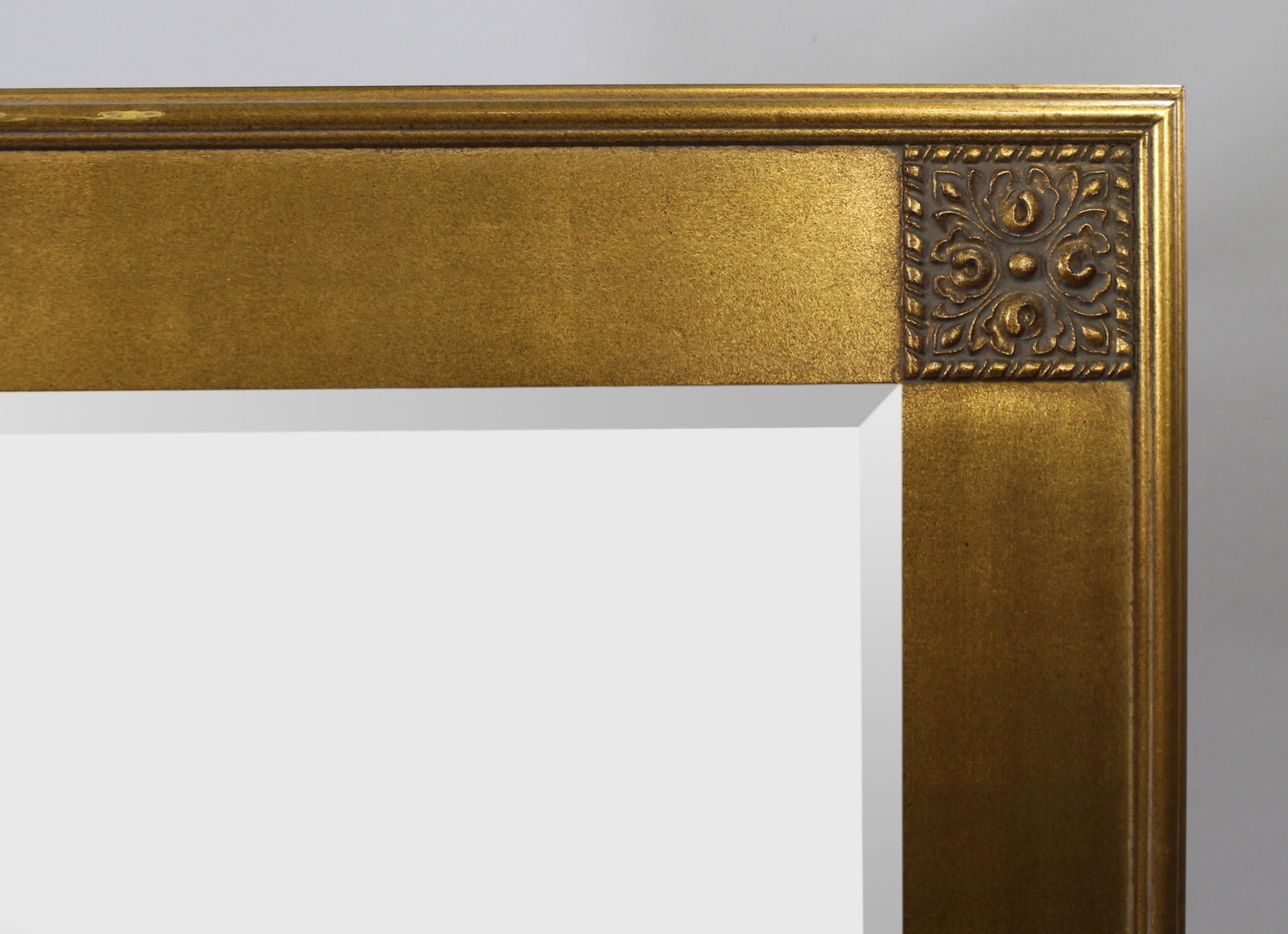 Gilt Bevelled Glass Wall Mirror - 2