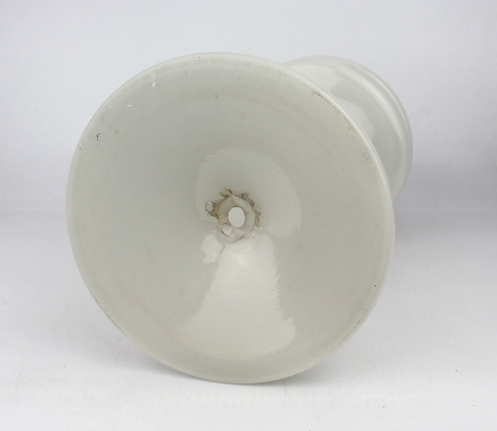 Victorian White Opaline Glass Oil Lamp with Cosmos Burner - 3