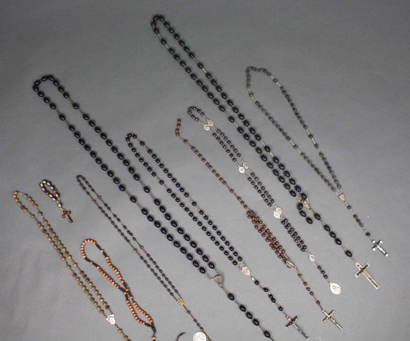 Collection of 10 Vintage Catholic Rosaries - 2