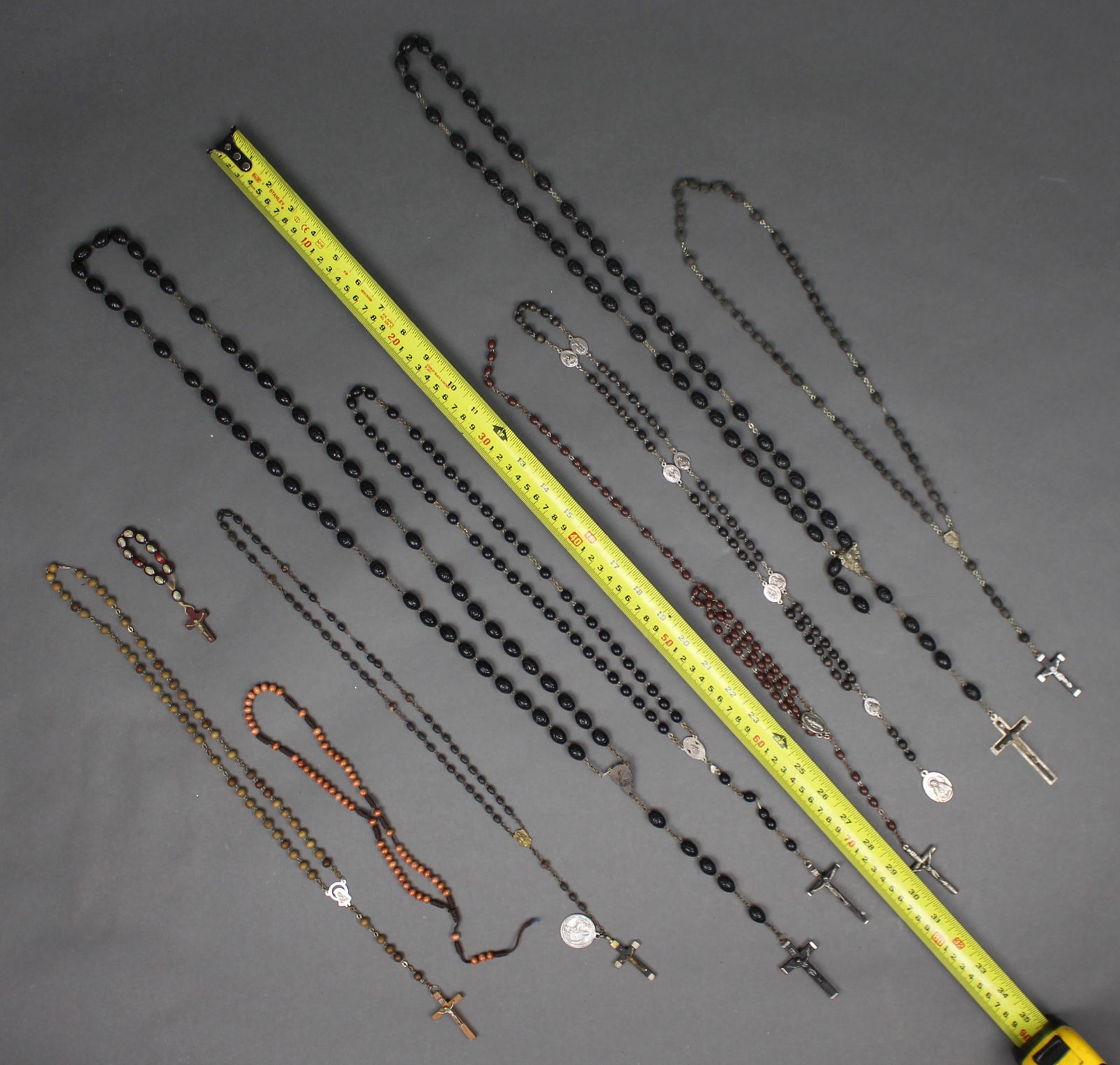 Collection of 10 Vintage Catholic Rosaries - 6