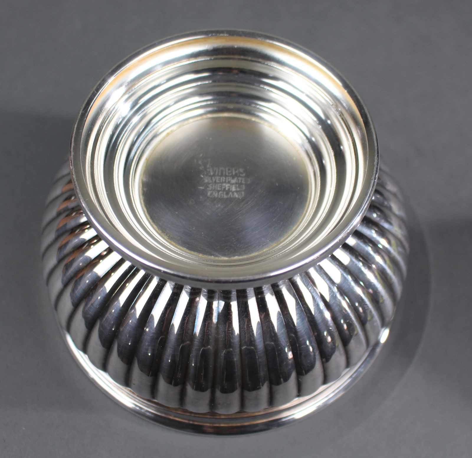 Vintage Viners Silver Plated Bowl - 3