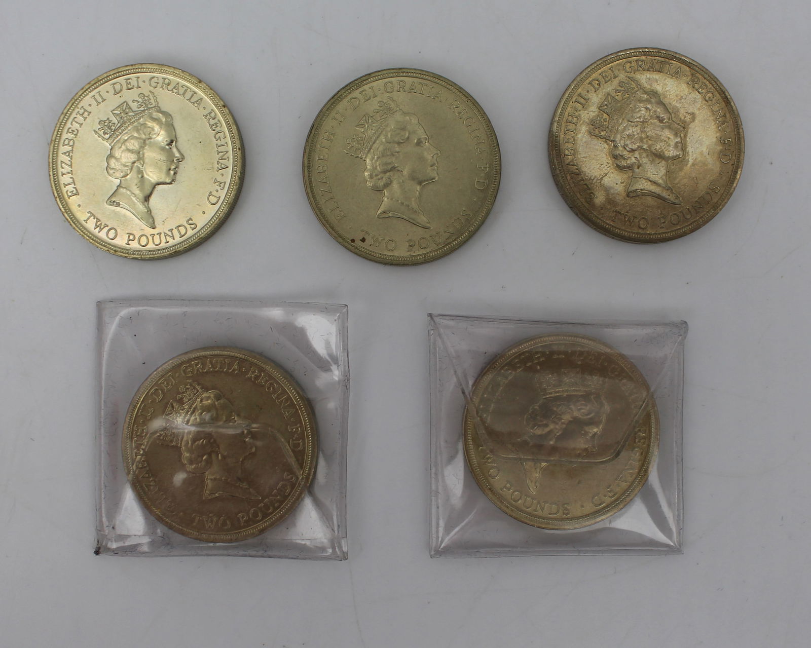 Collection of 5 £2 Coins (1 of 2)