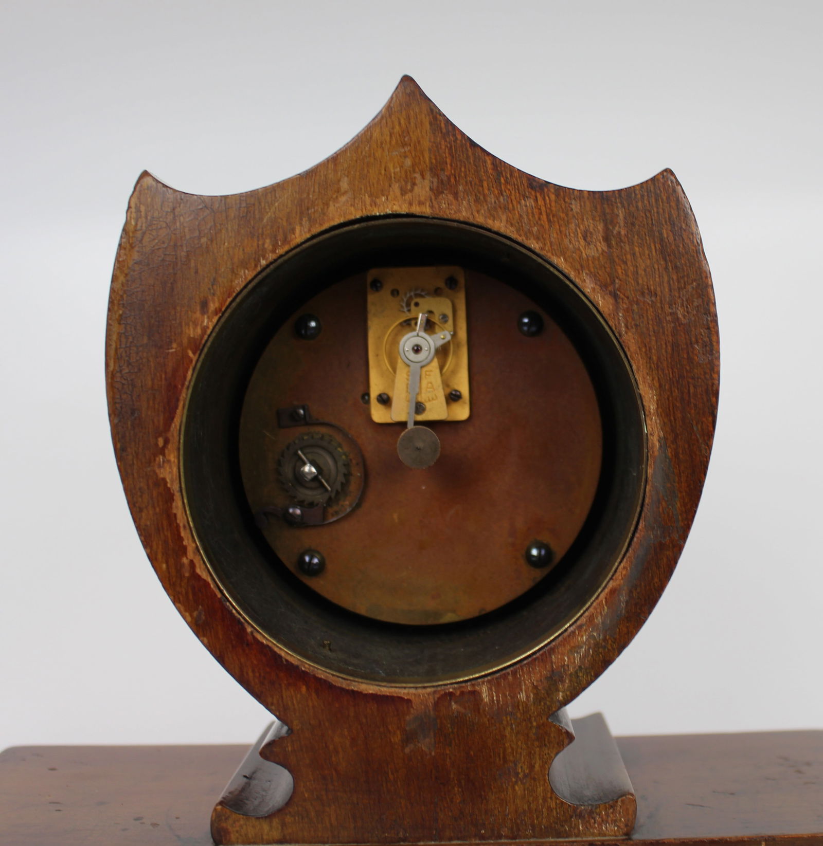 Elegant Inlaid Mahogany Mantel Clock by Wray, Son & Perry c.1900 - 16