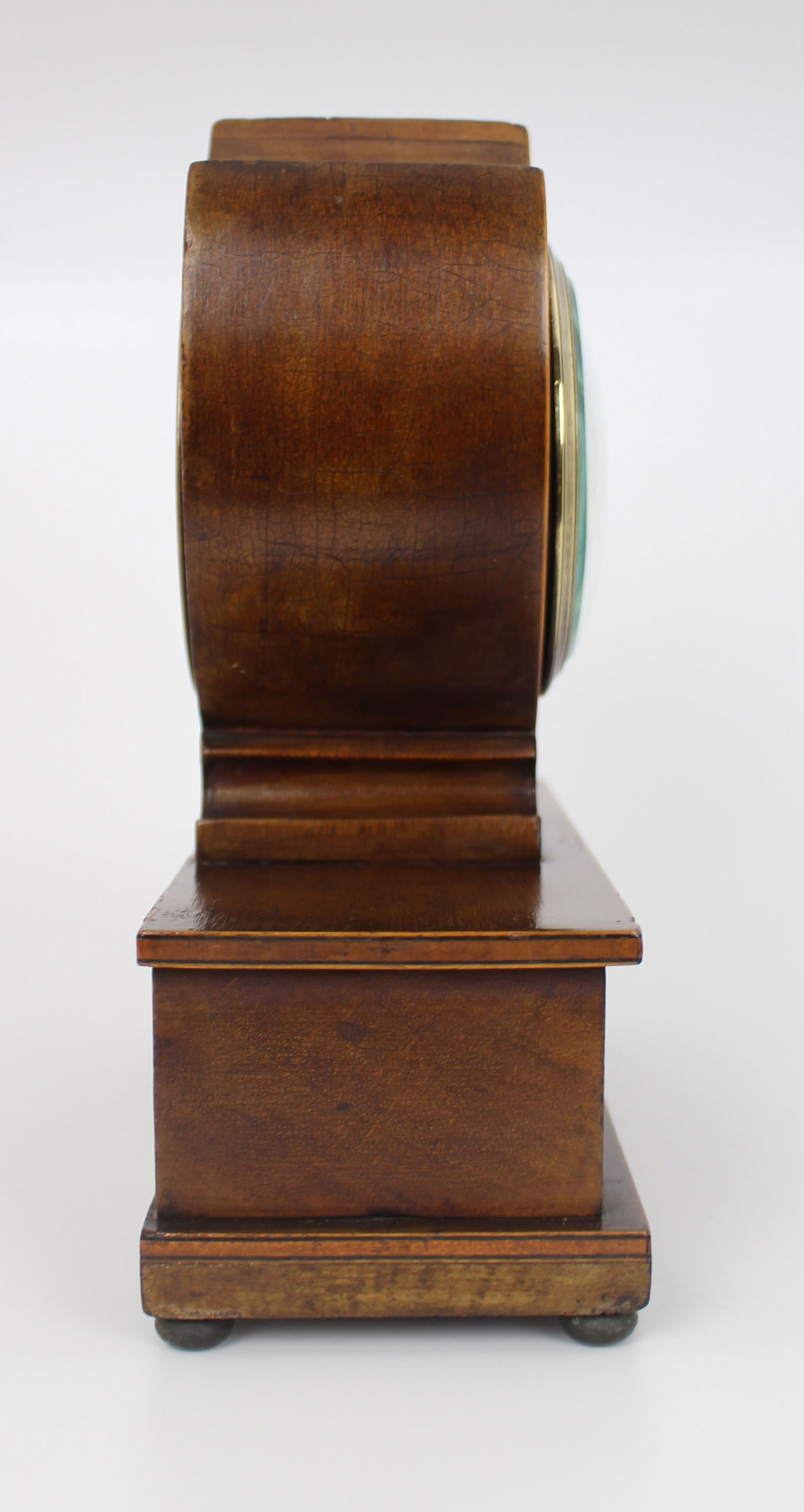 Elegant Inlaid Mahogany Mantel Clock by Wray, Son & Perry c.1900 - 9
