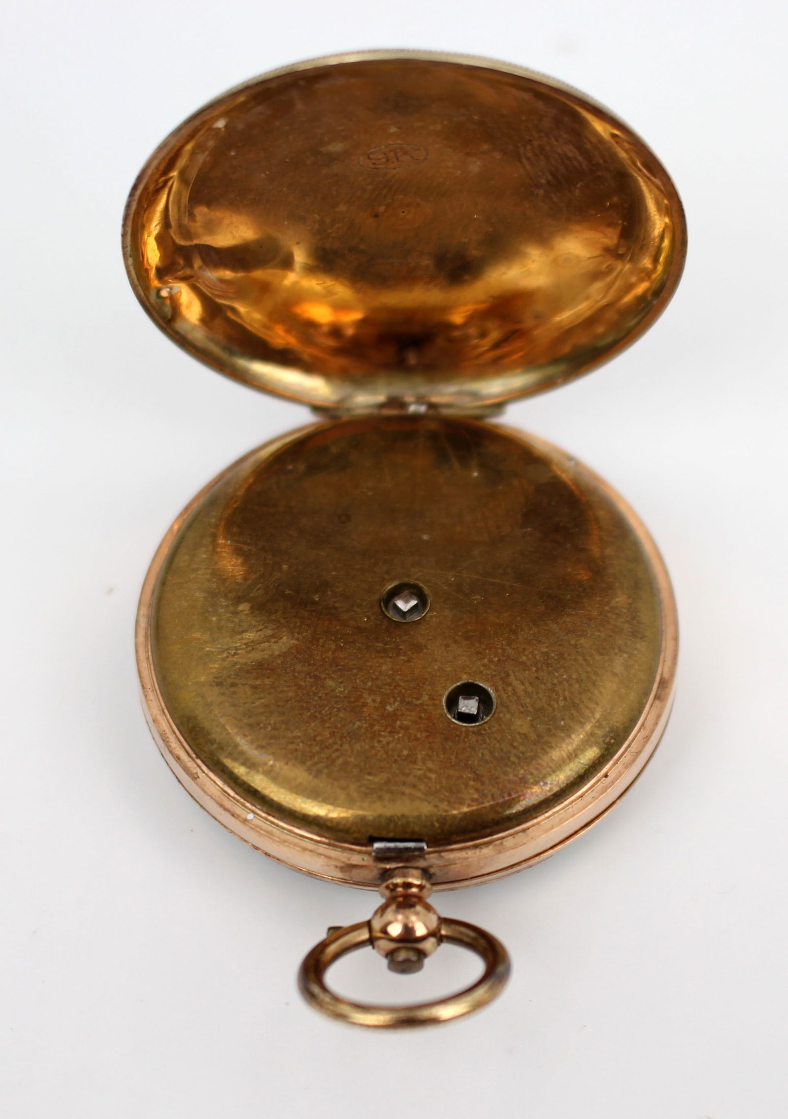 Antique 9k Gold Pocket Watch – Circa 1880-1900, Hallmarked - 3