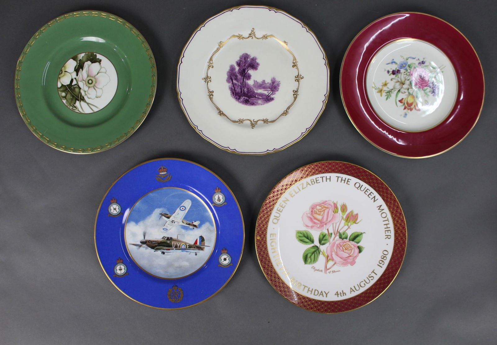 Collection of 5 Royal Worcester Cabinet Plates: Title: Collection of 5 Royal Worcester Cabinet Plates Description: Collection of 5 Royal Worcester Cabinet Plates Condition: Used Delivery option: Collection & Delivery Location Category: