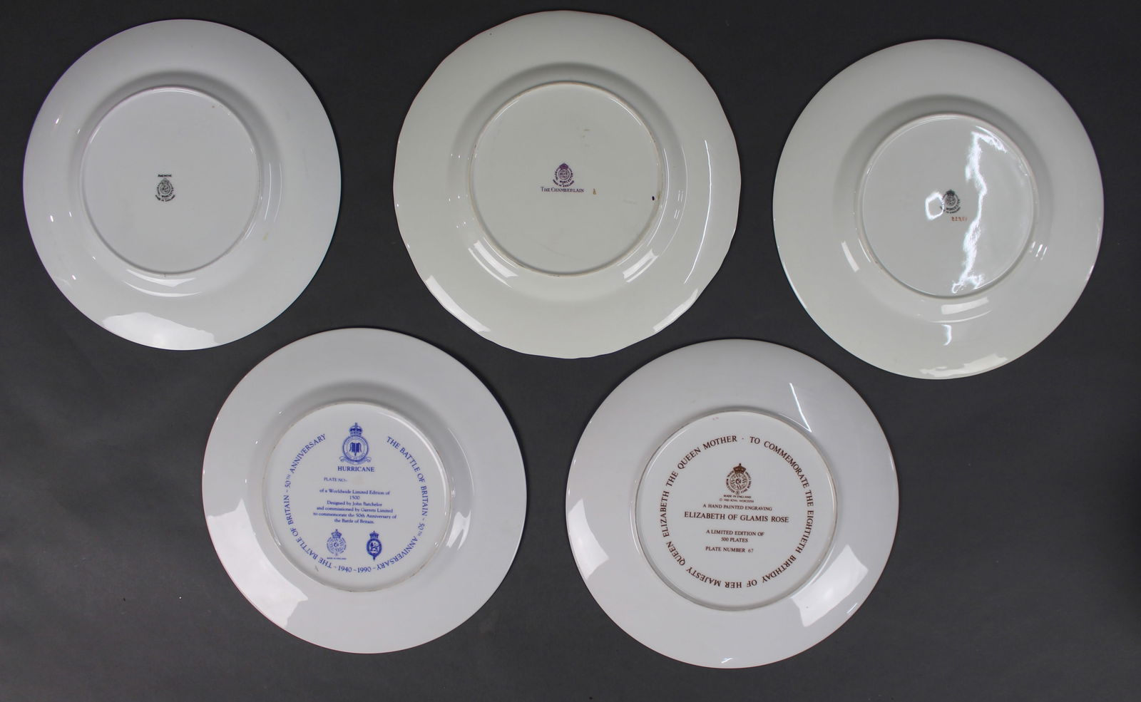 Collection of 5 Royal Worcester Cabinet Plates - 3
