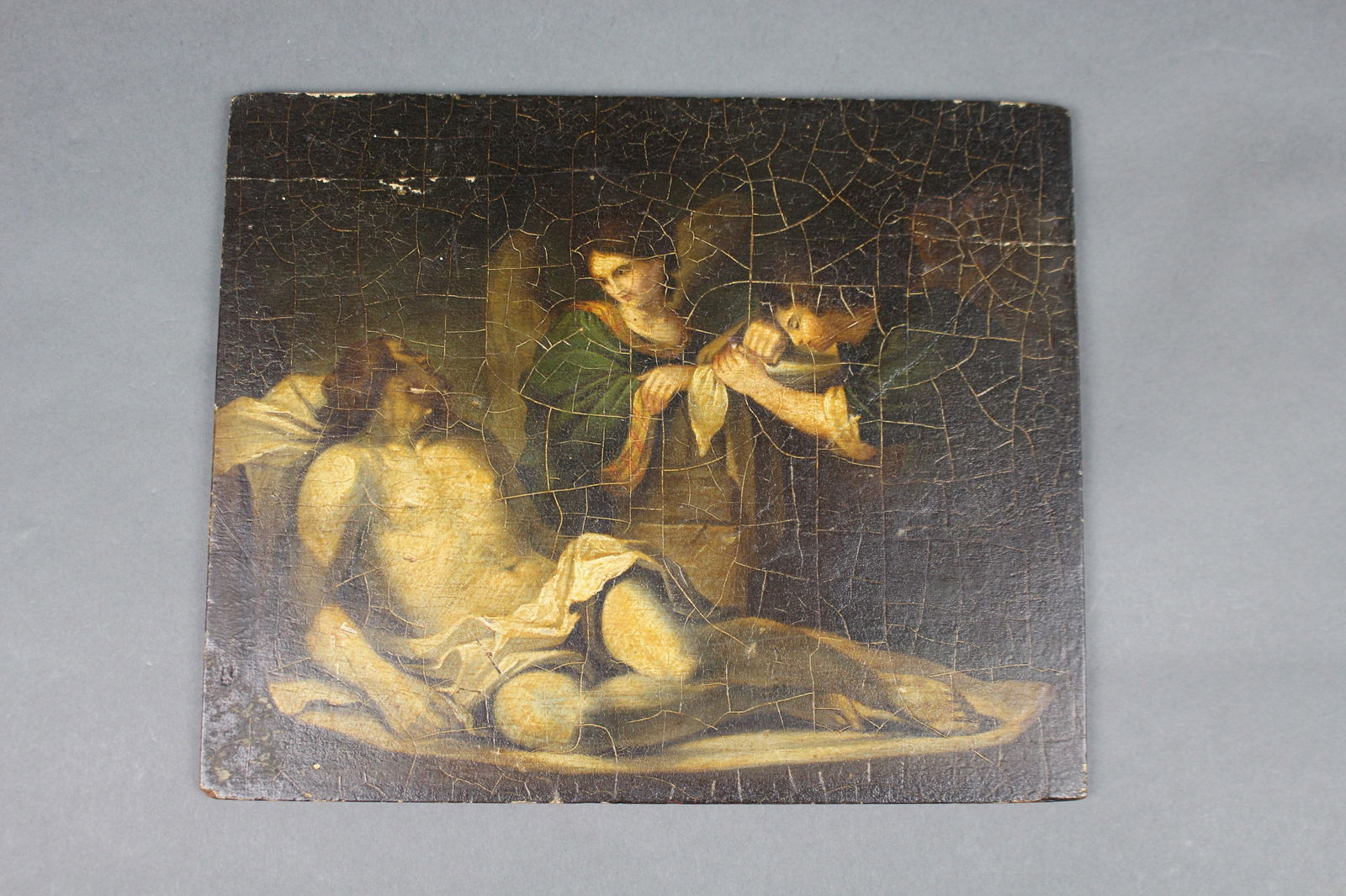 Italain 19th c. Panel Painting: Title: Italain 19th c. Panel Painting Description: Italain 19th c. Panel Painting Condition: Used Delivery option: C