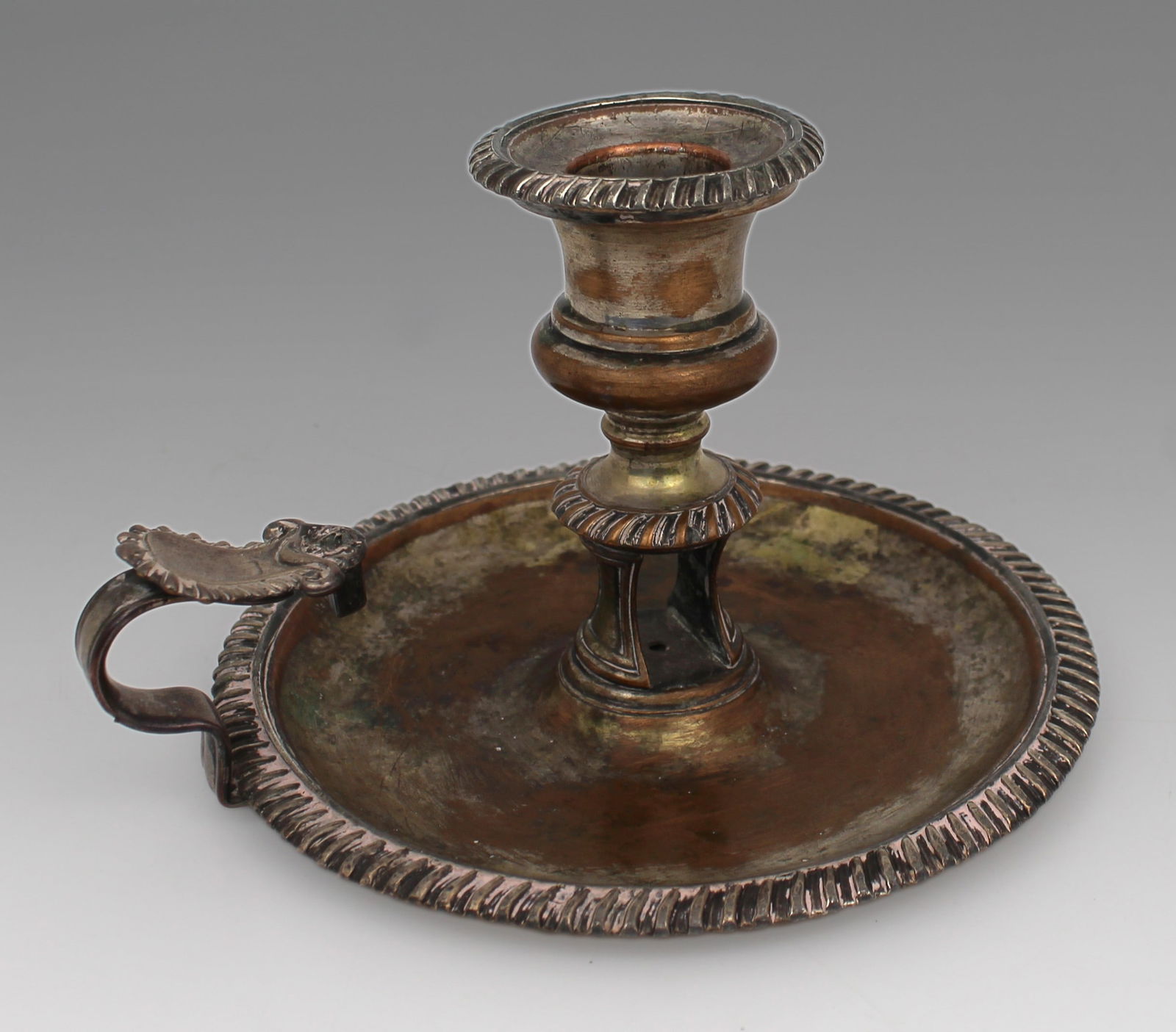 19th Century Silver Plated Chamberstick - 3