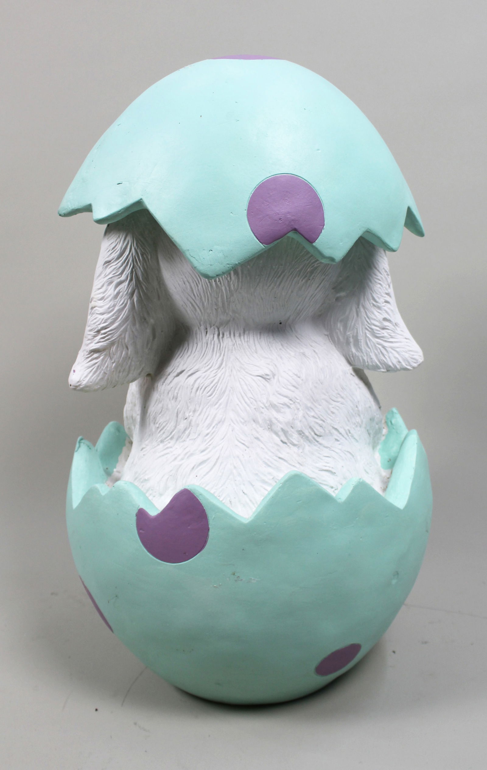 Hand Painted Decorative Easter Turquoise Egg - 4