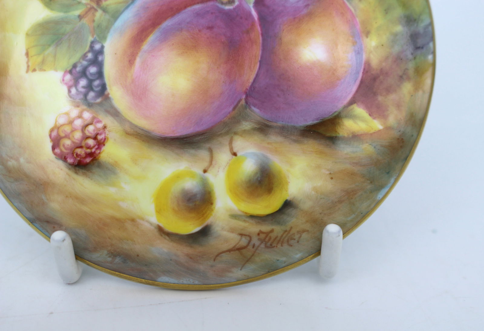 Hand Painted Fruit Plaque by David Fuller - 2
