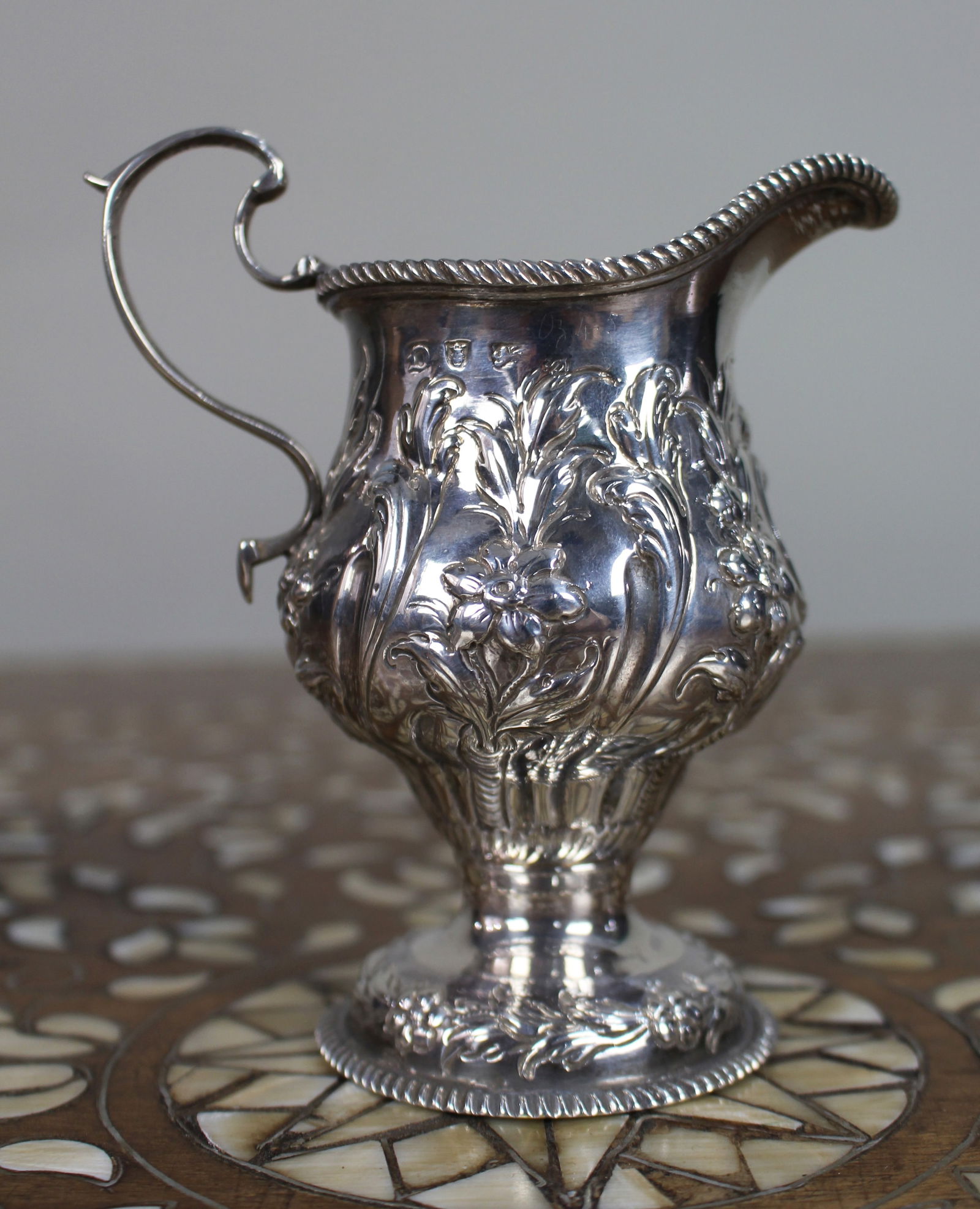 Fine Solid Silver Cream Jug London 1759 (1 of 12)