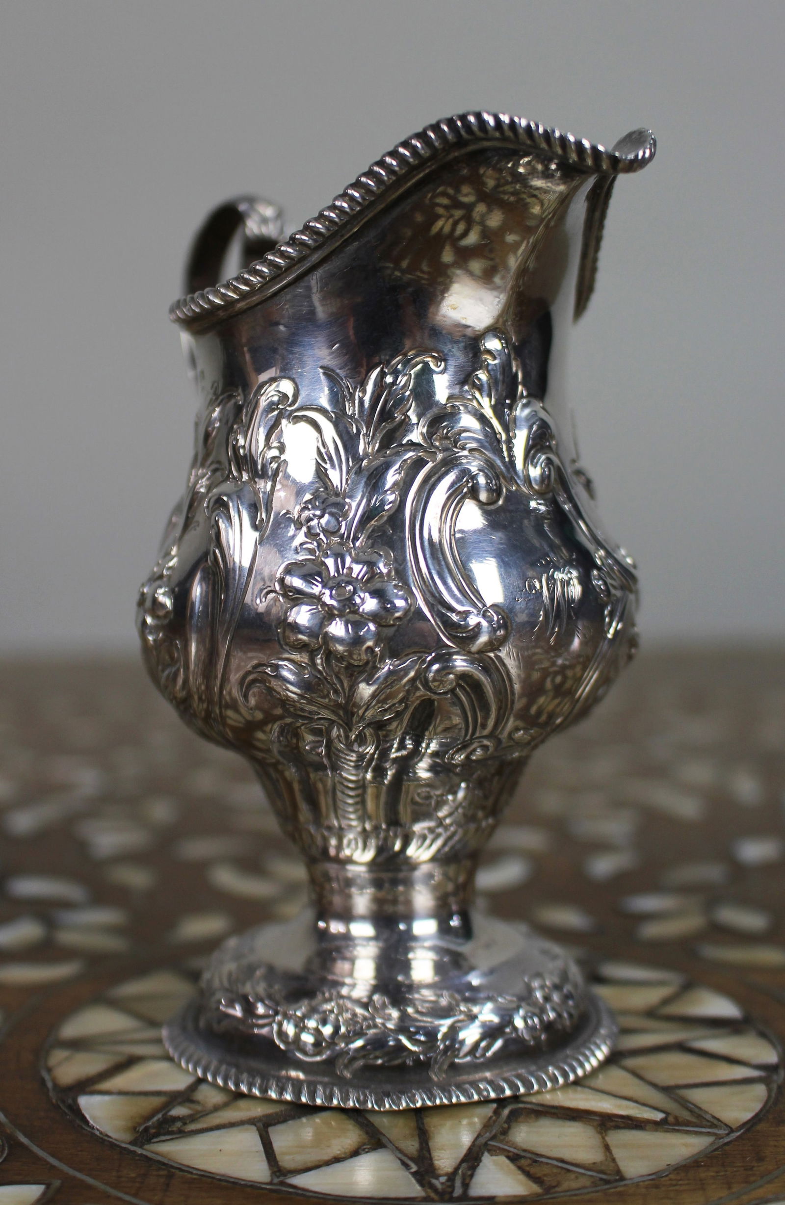 Fine Solid Silver Cream Jug London 1759 - 2