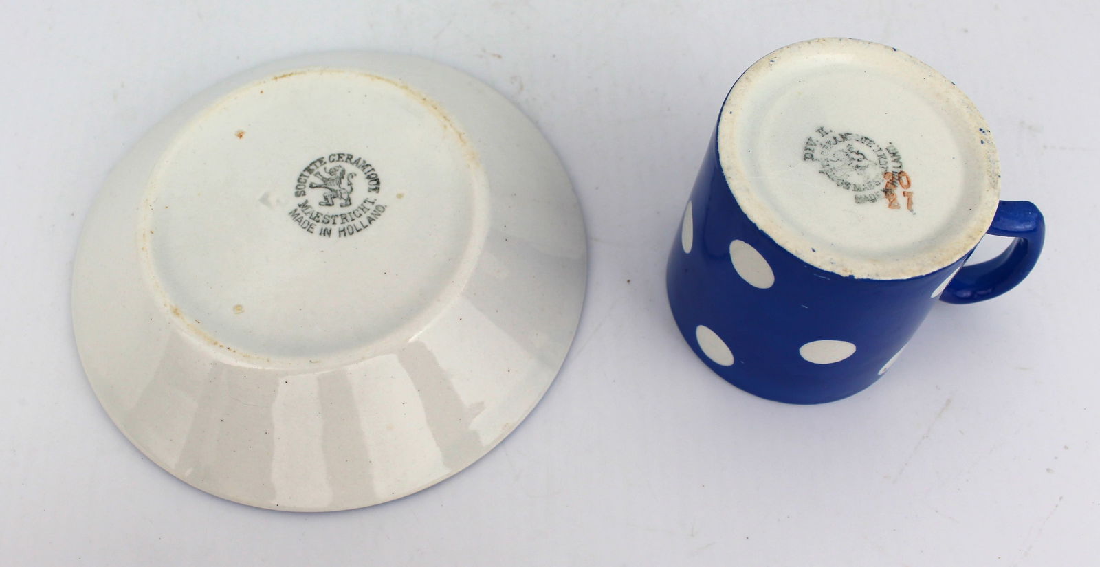 Dutch Societe Ceramique Maestricht Cup & Saucer - 4