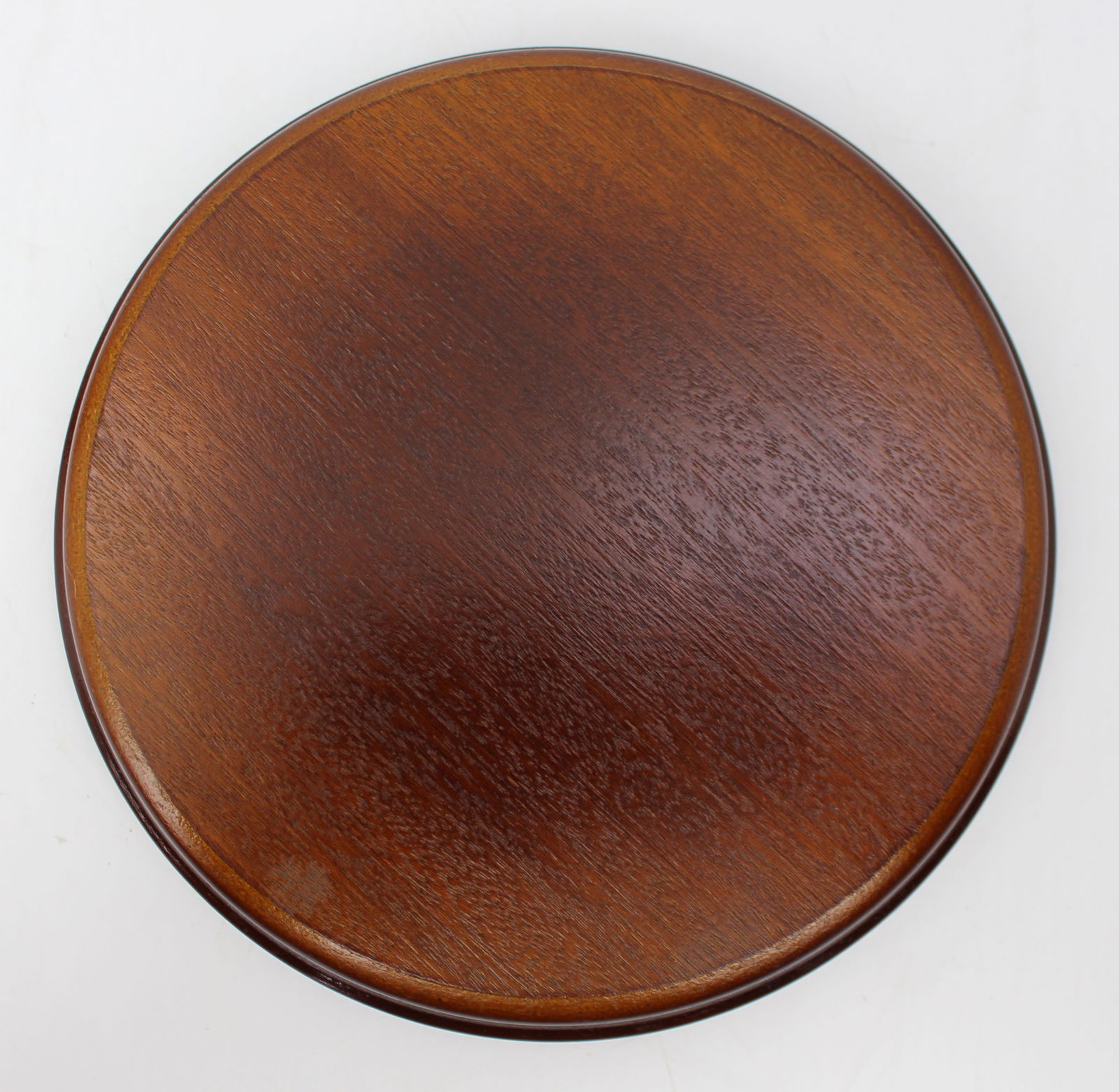 Vintage Solid Mahogany Circular Display Stand - 2