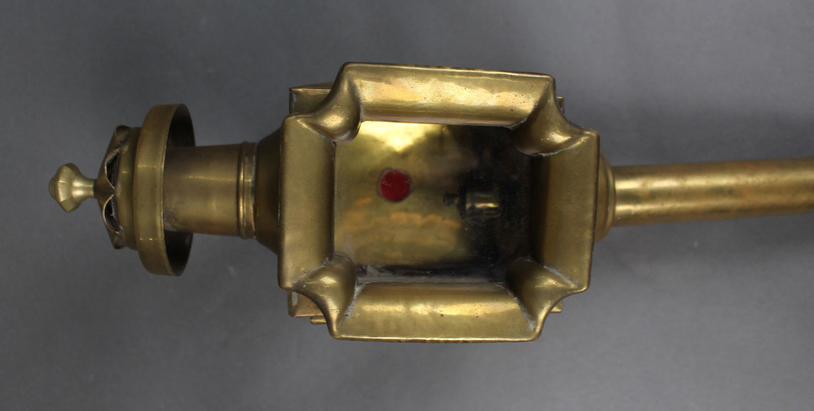 Antique Brass Horse Carriage Lantern - 2