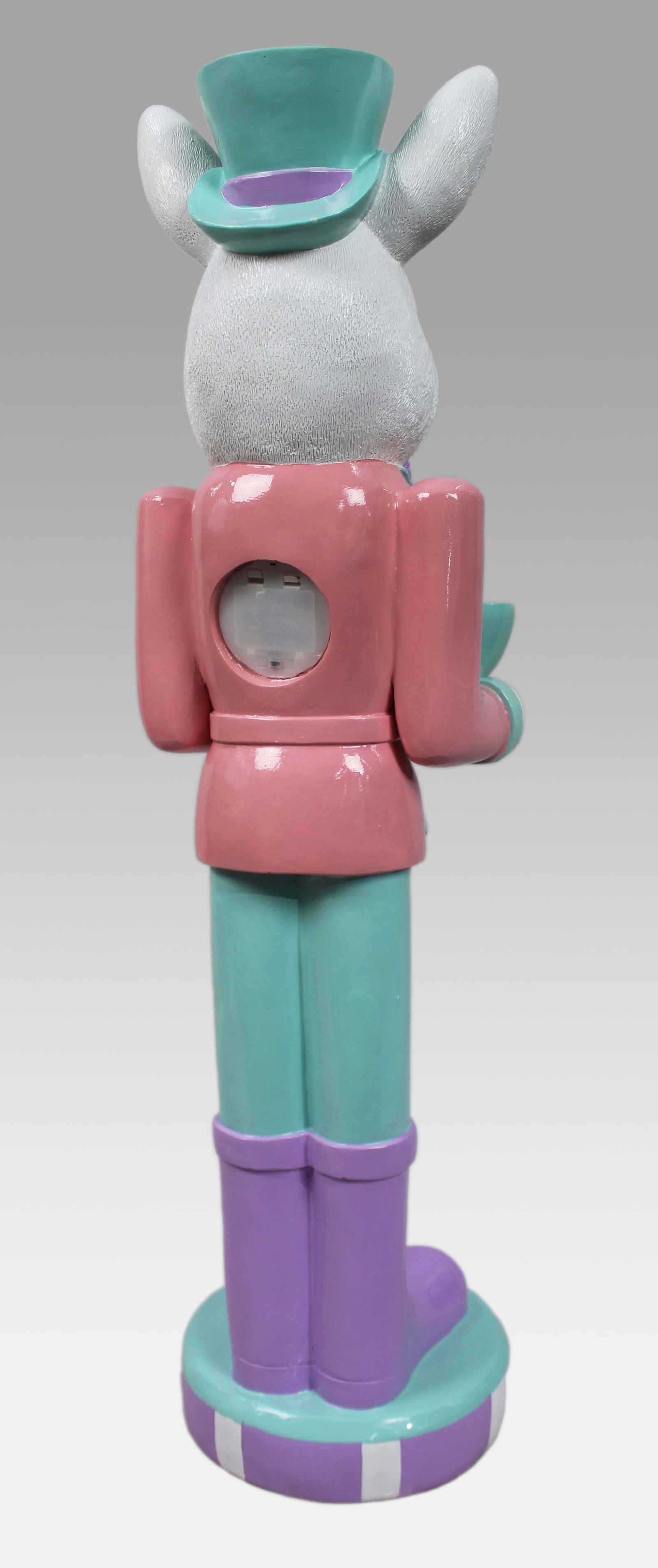 Decorative Painted Illuminated Easter Bunny Statue - 8