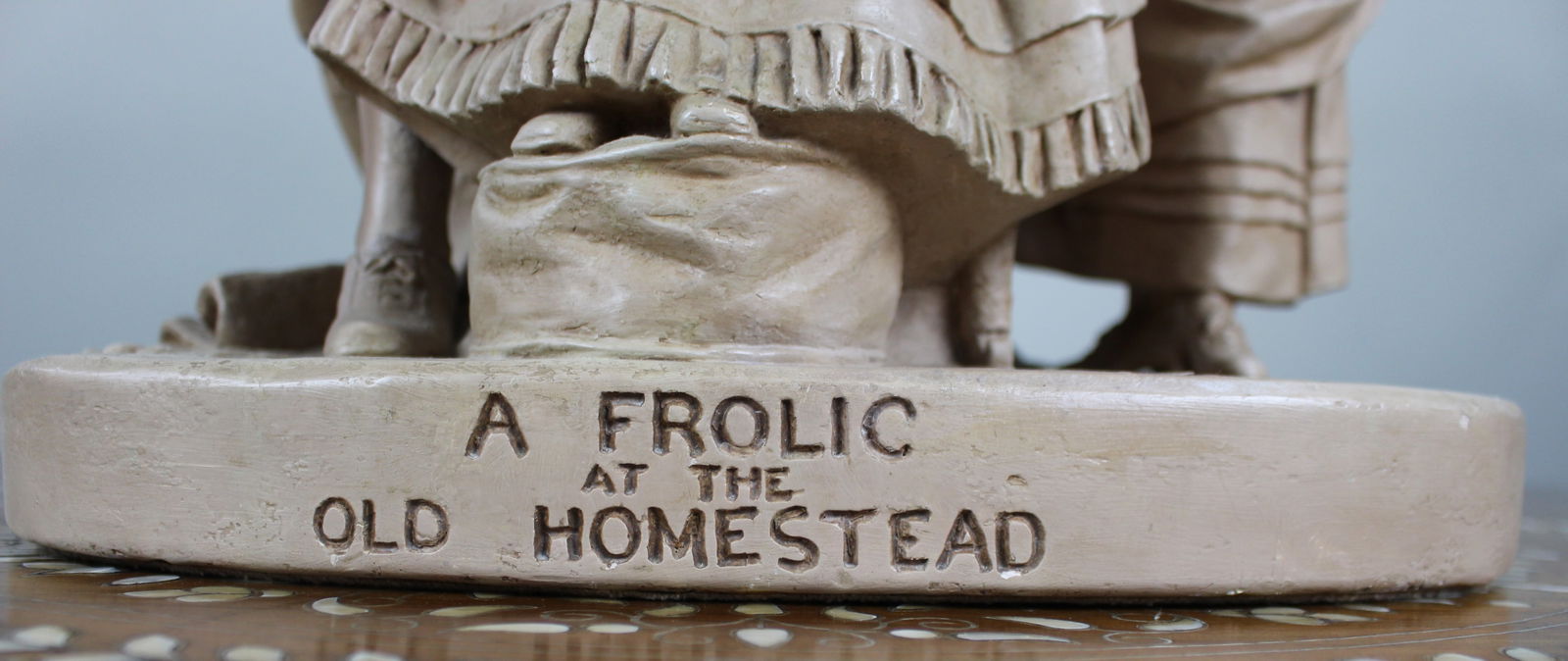 Large Painted Plaster Figural Sculpture by John Rogers - 8