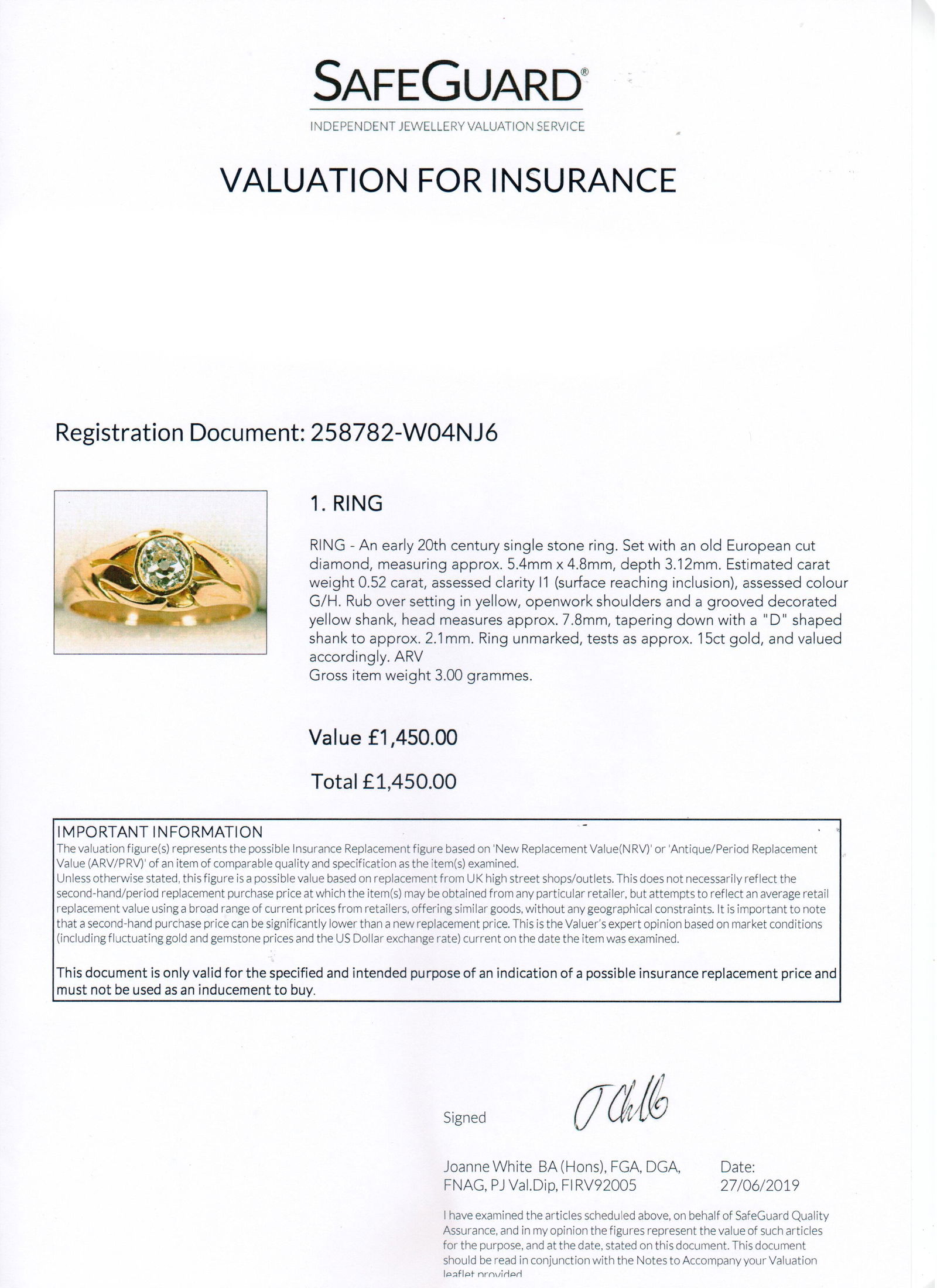 Antique Diamond Rose Gold Ring – Early 20th Century - 8