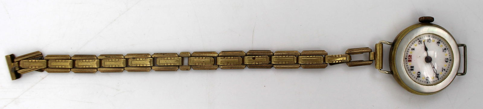 Early 20th Century Ladies’ Wristwatch with Mother-of-Pearl Case: Title: Early 20th Century Ladies’ Wristwatch with Mother-of-Pearl Case Description: Early 20th Century Ladies’ Wristwatch with Mother-of-Pearl Case An attractive early
