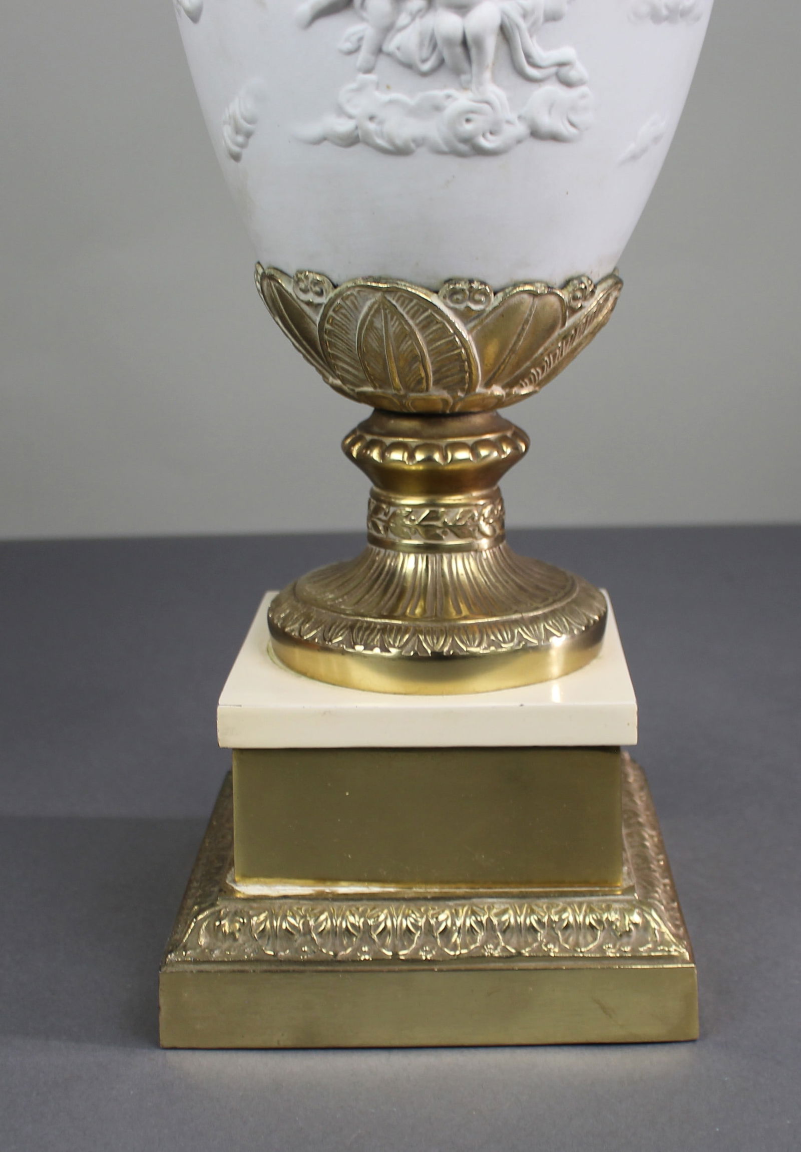 Late 19th Century Continental Bisque Porcelain & Ormolu Candelabrum - 10