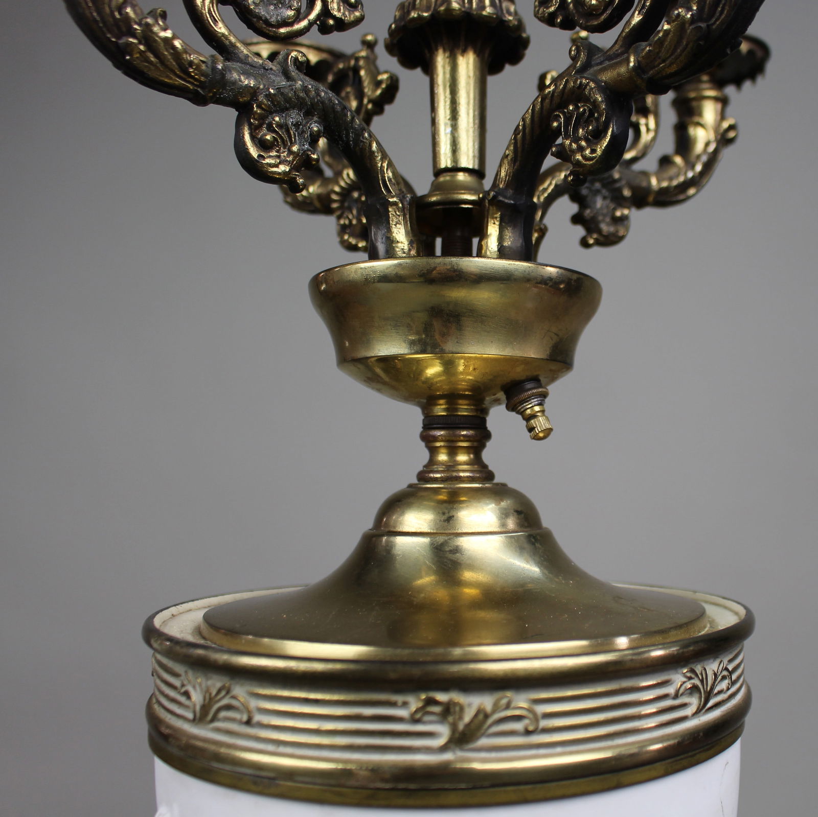 Late 19th Century Continental Bisque Porcelain & Ormolu Candelabrum - 13