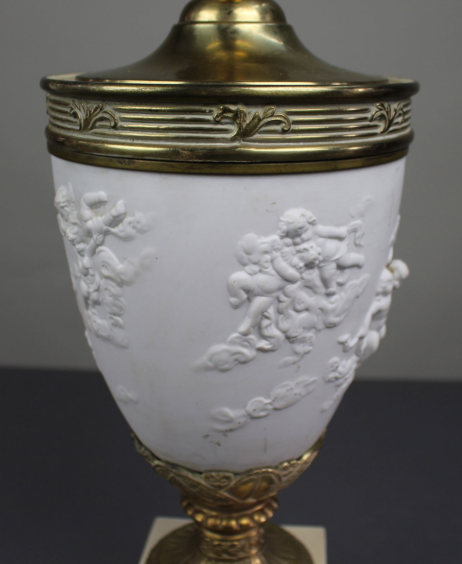 Late 19th Century Continental Bisque Porcelain & Ormolu Candelabrum - 14