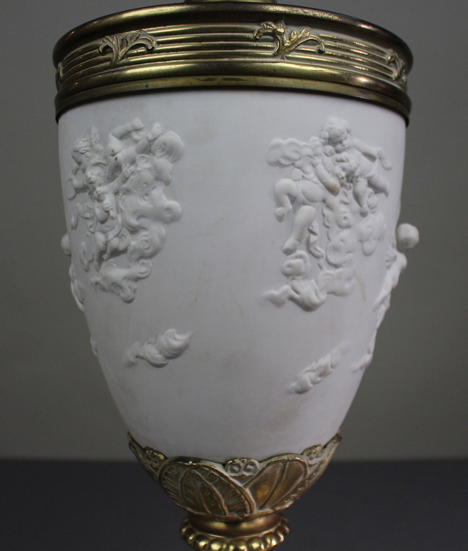 Late 19th Century Continental Bisque Porcelain & Ormolu Candelabrum - 4