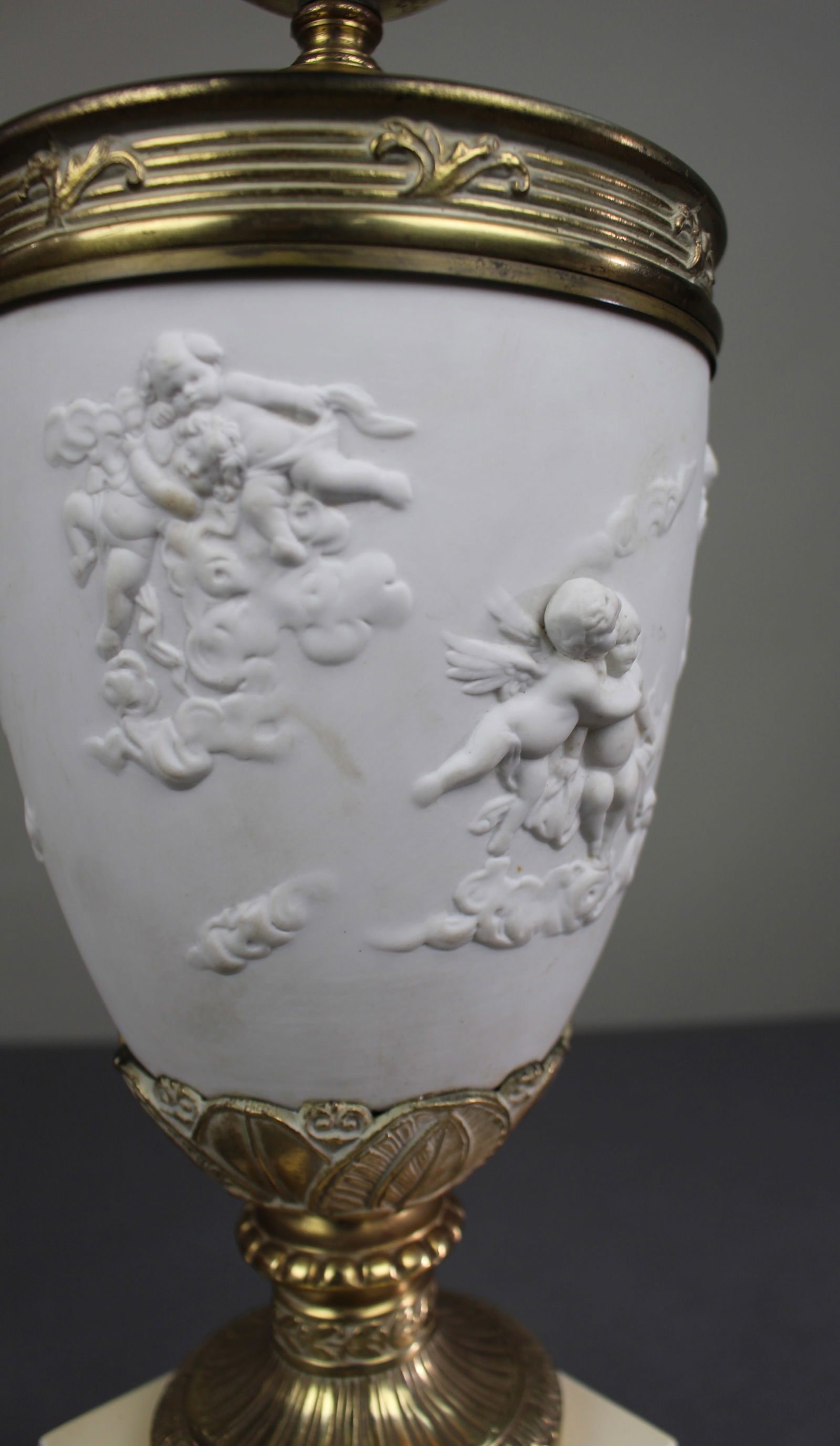 Late 19th Century Continental Bisque Porcelain & Ormolu Candelabrum - 7