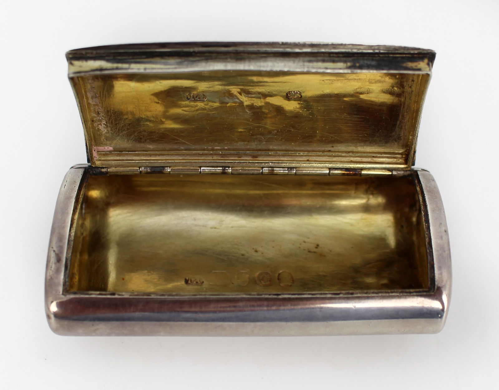 Georgian Sterling Silver & Gilt Snuff Box – Joseph Ash I, London 1802 - 4