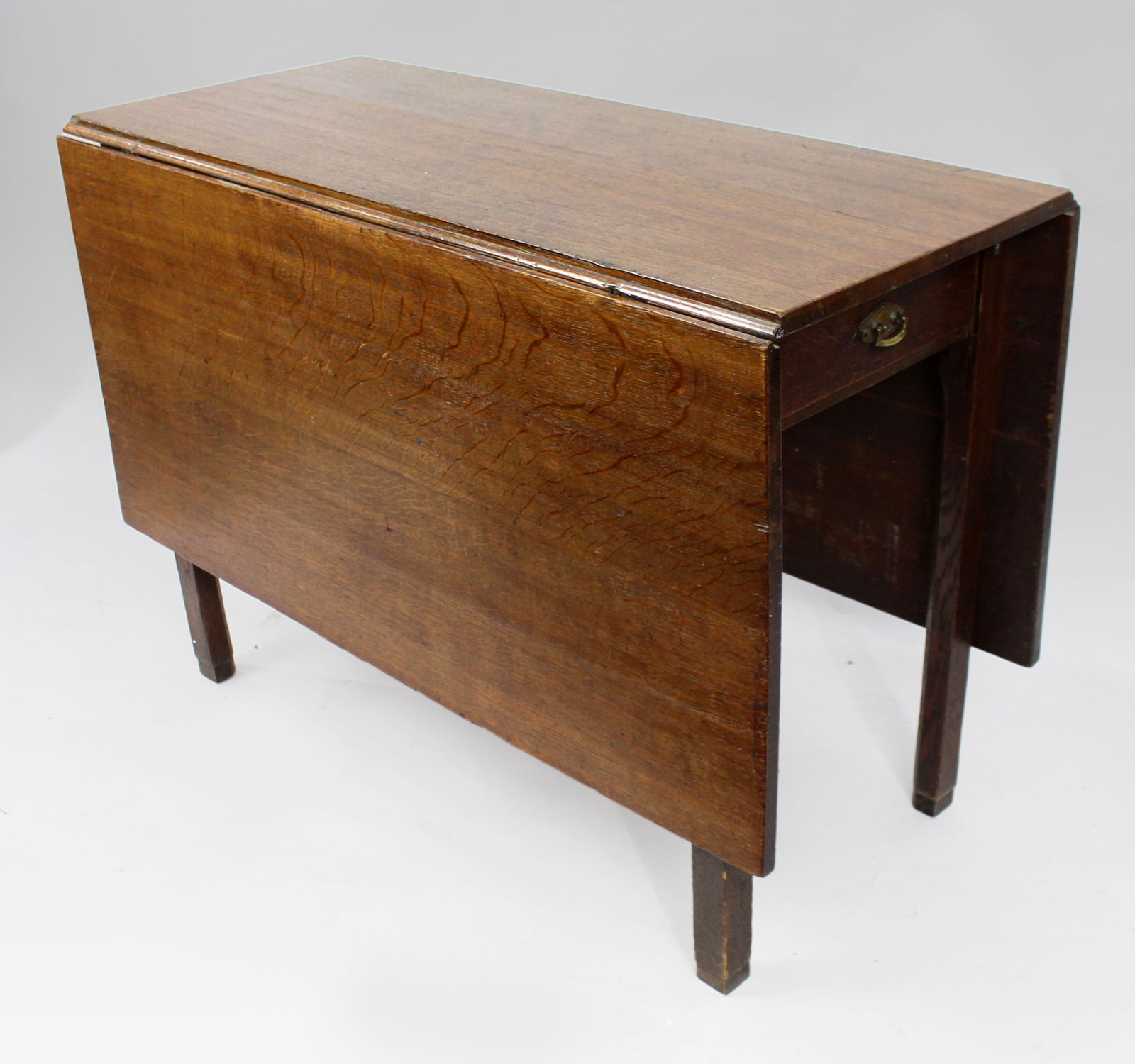 Georgian Oak Drop-Leaf Table c.1790 (1 of 9)