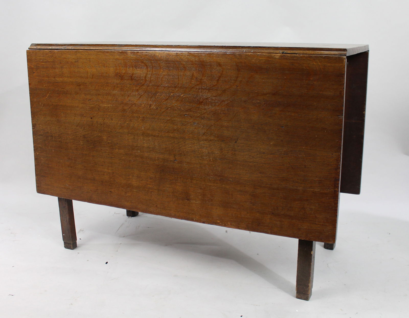 Georgian Oak Drop-Leaf Table c.1790 - 3