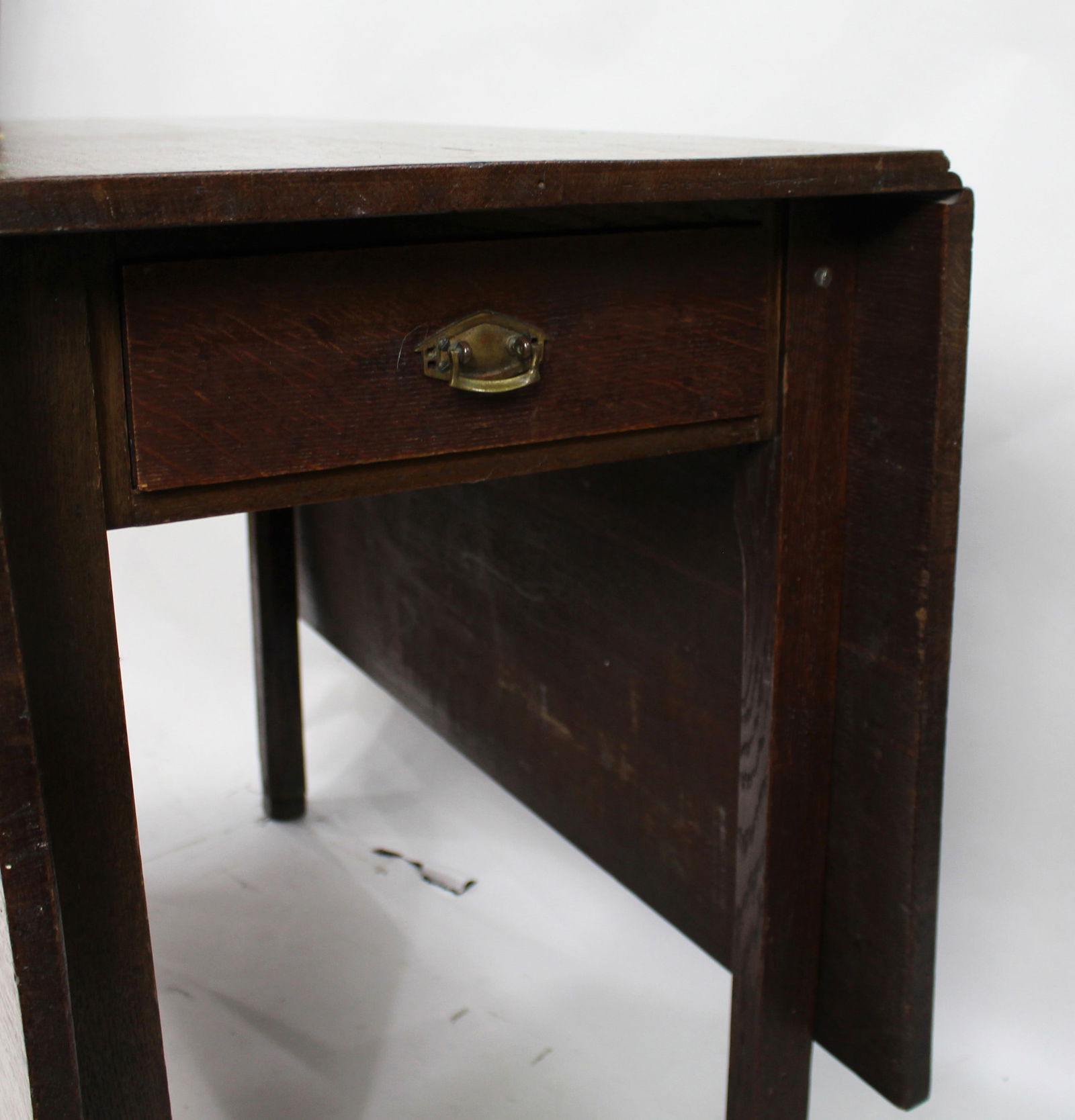 Georgian Oak Drop-Leaf Table c.1790 - 5