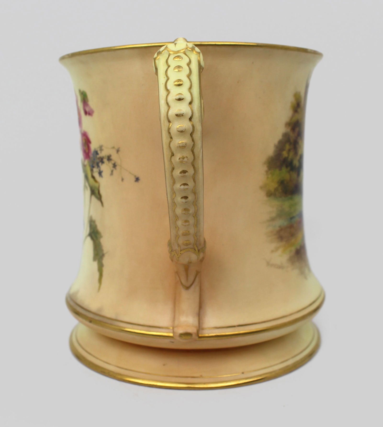 Large Royal Worcester Loving Cup Worcester Cathedral c.1902 - 12