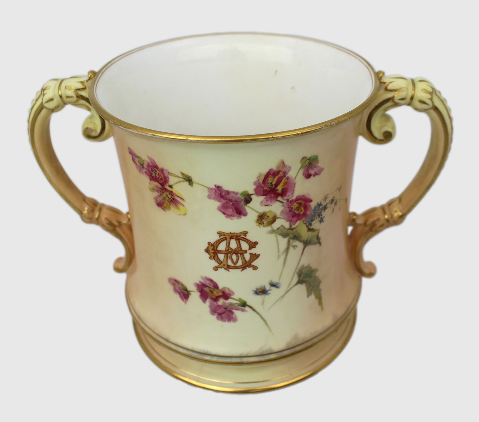 Large Royal Worcester Loving Cup Worcester Cathedral c.1902 - 18