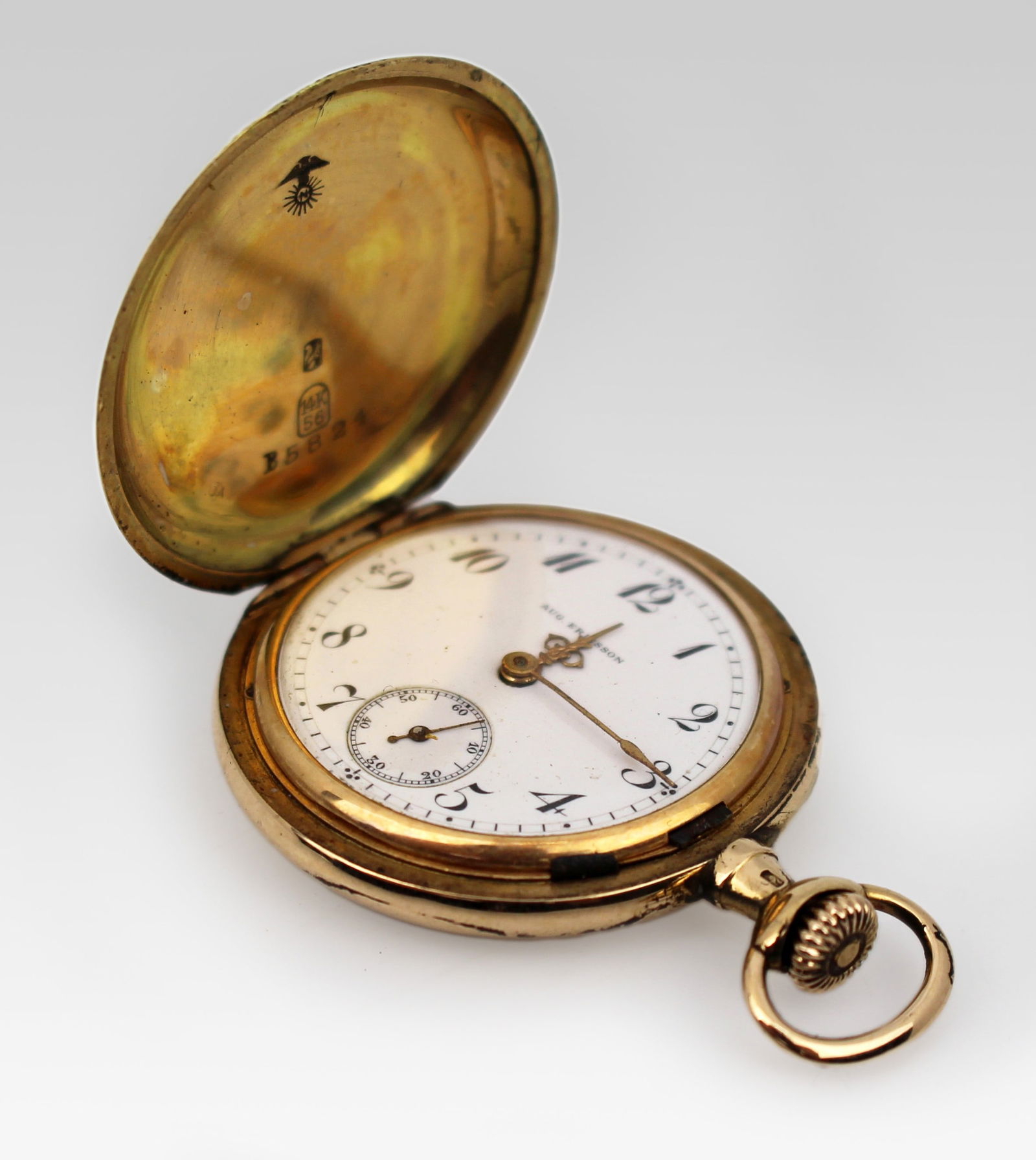 Fine 14ct Gold Pocket Watch by August Ericsson, St Petersburg c.1890 (1 of 10)