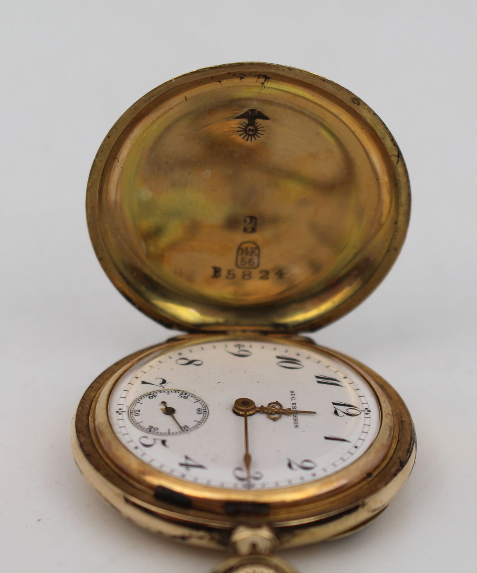 Fine 14ct Gold Pocket Watch by August Ericsson, St Petersburg c.1890 - 2
