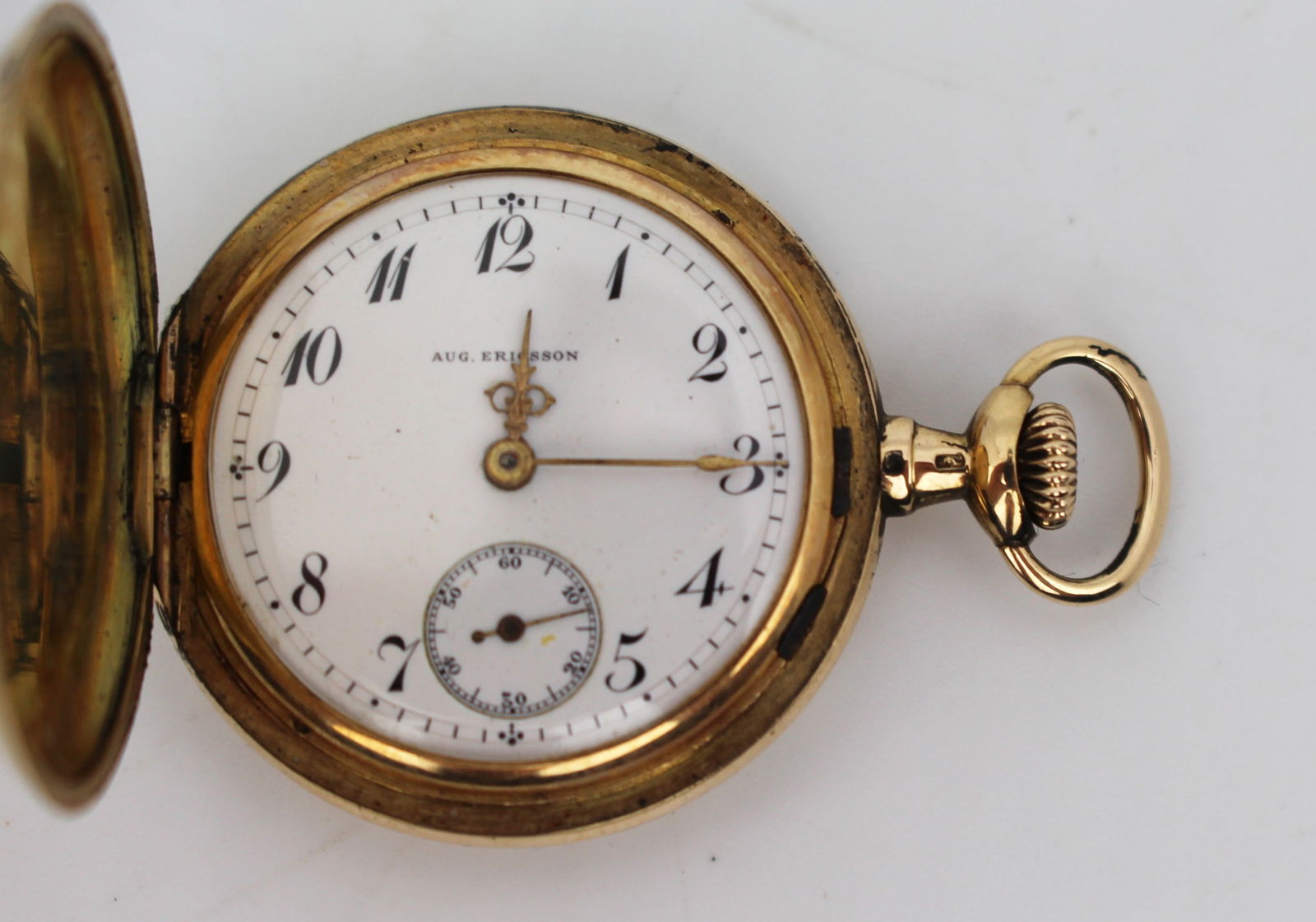 Fine 14ct Gold Pocket Watch by August Ericsson, St Petersburg c.1890 - 3