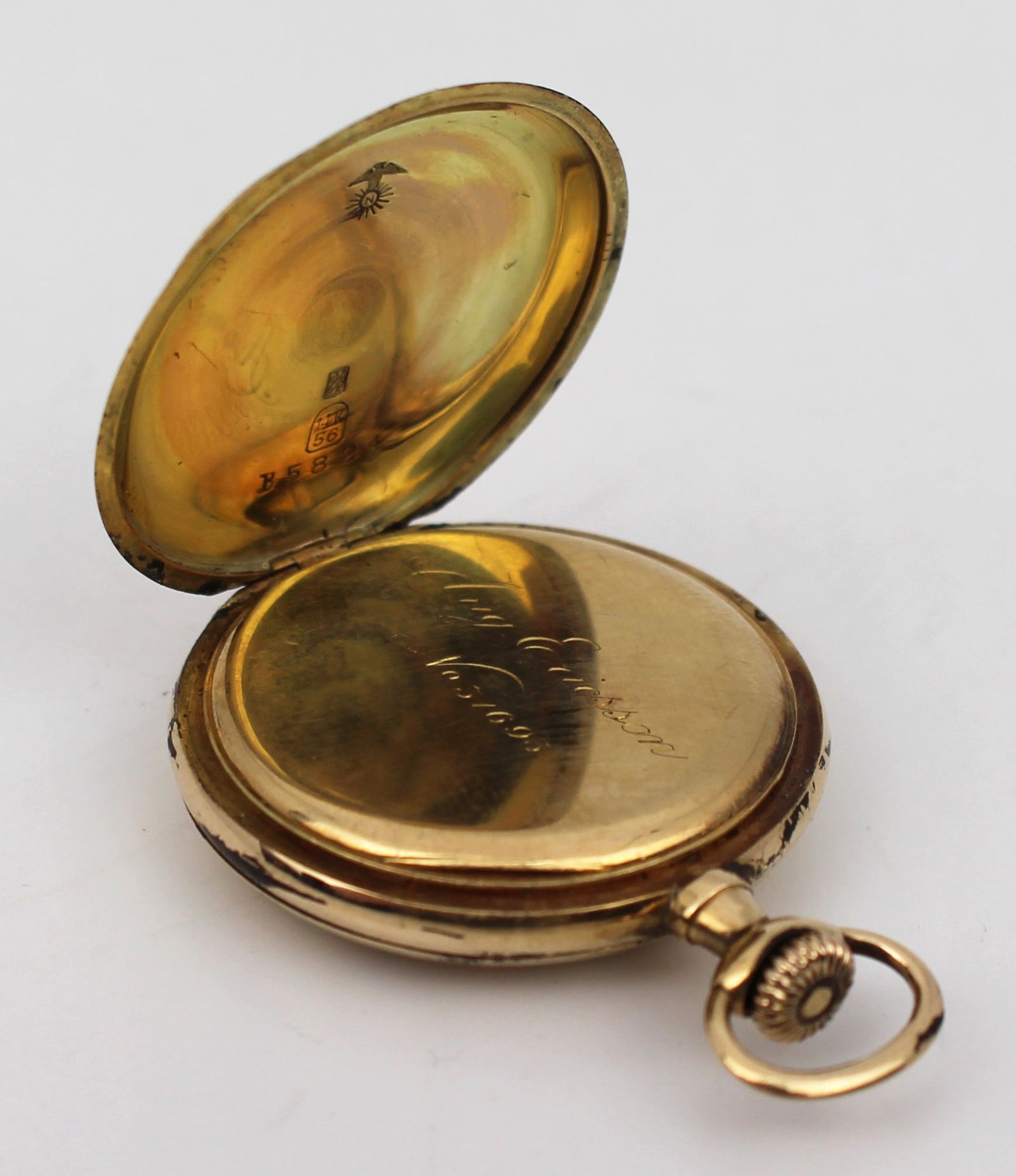 Fine 14ct Gold Pocket Watch by August Ericsson, St Petersburg c.1890 - 4