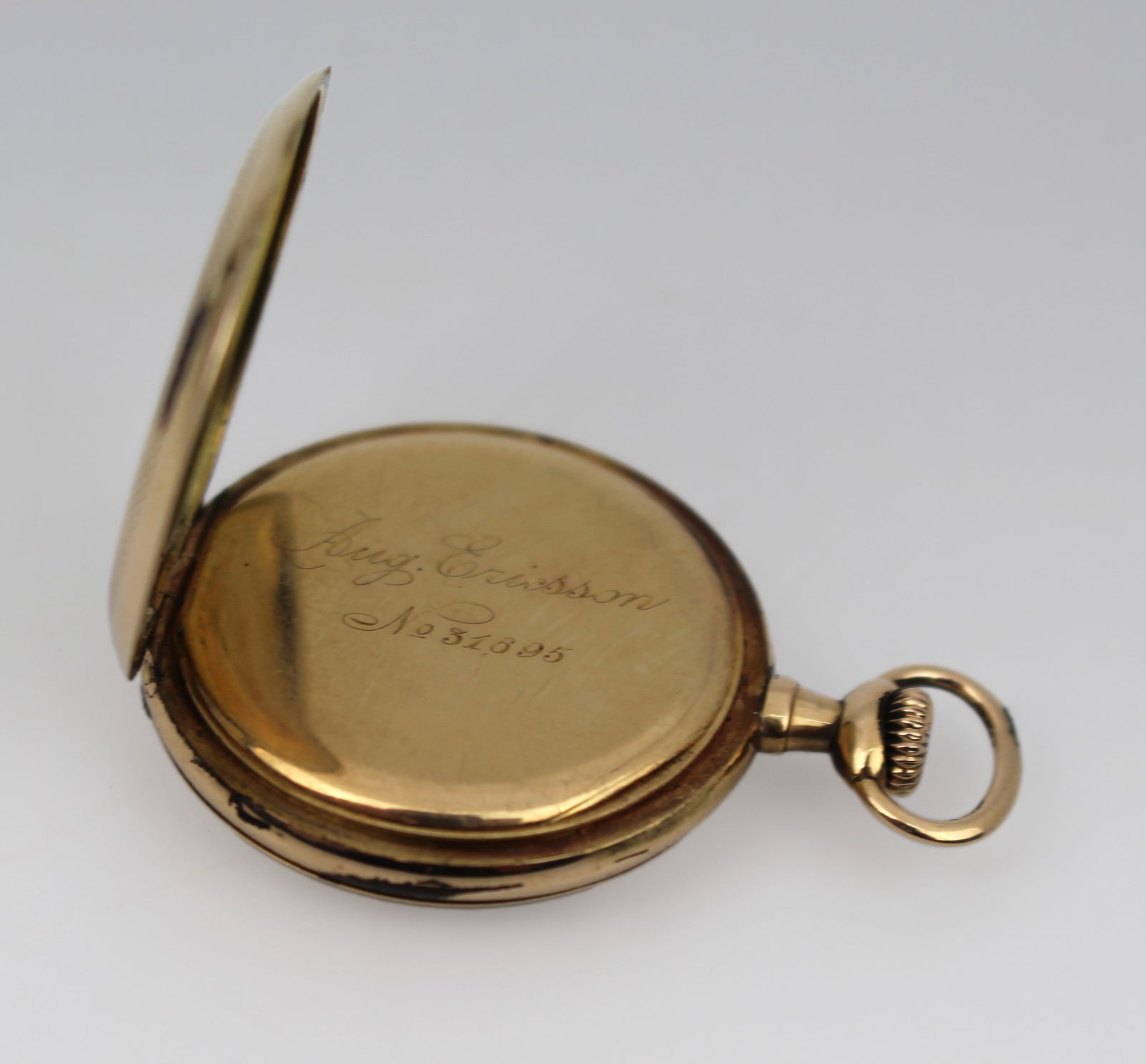 Fine 14ct Gold Pocket Watch by August Ericsson, St Petersburg c.1890 - 5